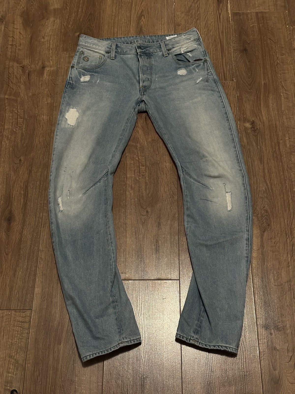 G-Star G Star Raw Arc 3D Tapered Jeans Size US 29 - 1 Thumbnail