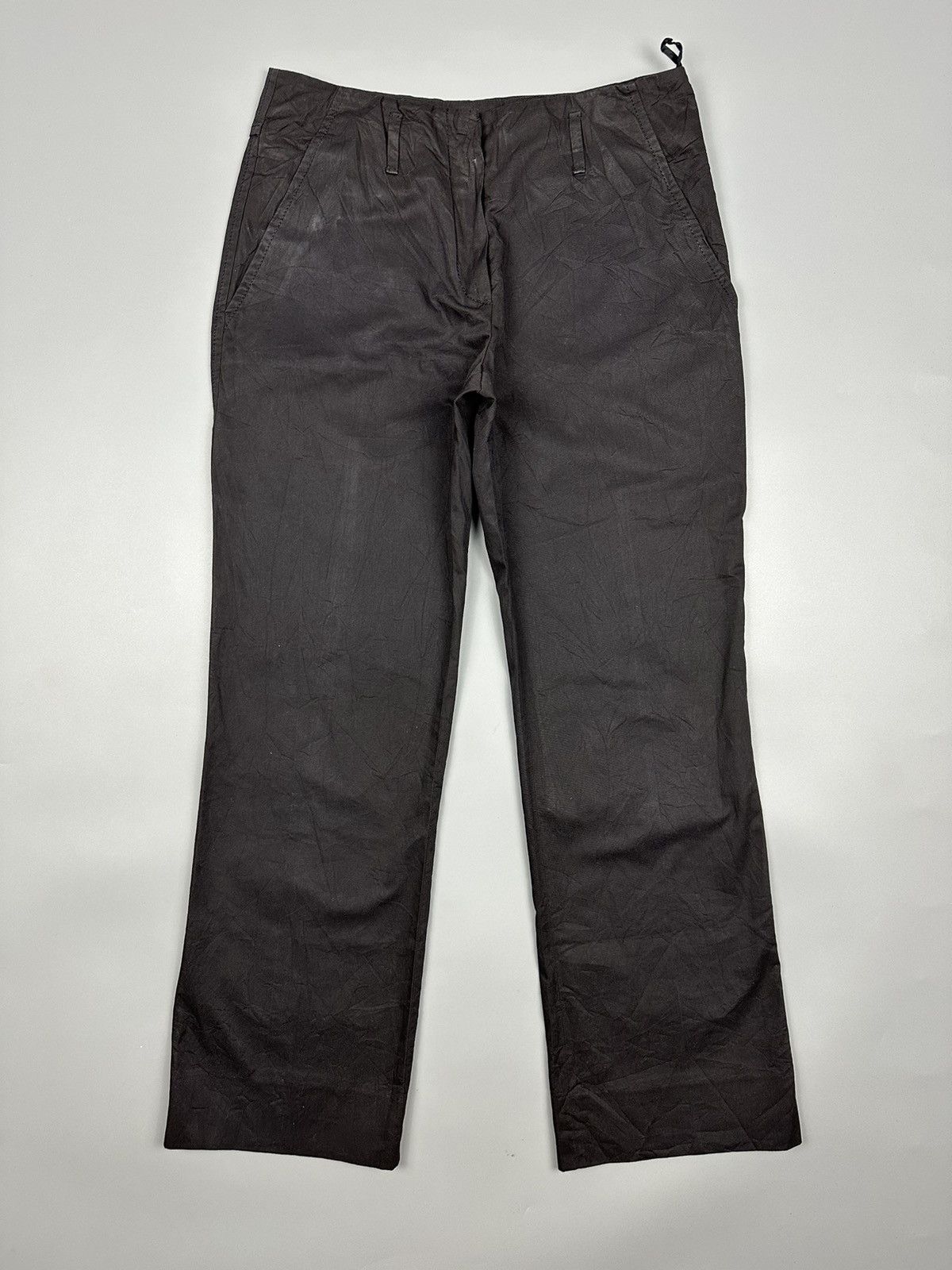 Prada Prada Black Flared Khakis Pant Size 27" / US 4 / IT 40 - 1 Thumbnail
