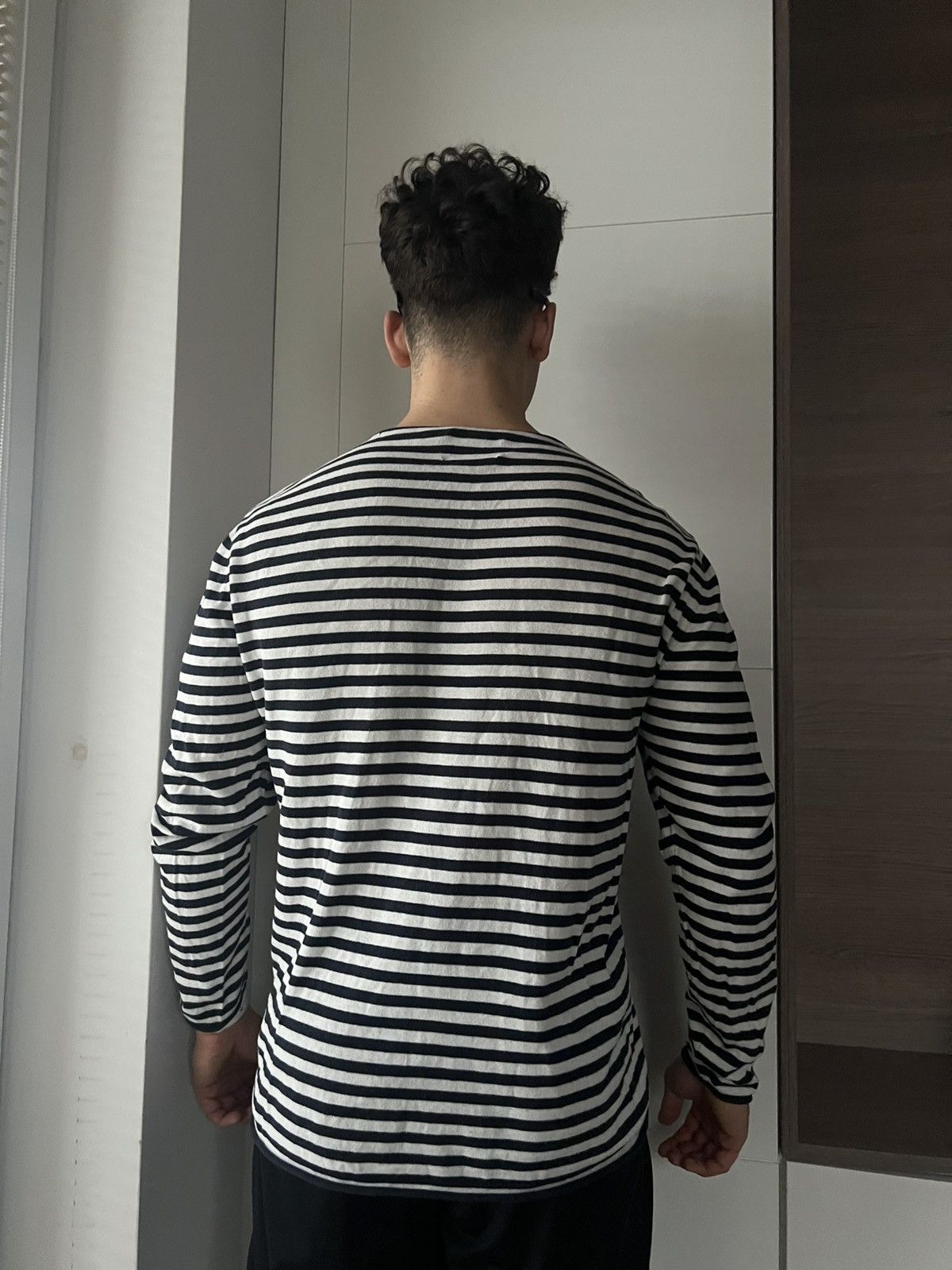 Japanese Brand × Samsoe Samsoe ‼️Archival Samsoe Samsoe Stripes Y2k Opium Long Sleeve Tee‼️ Size US XL / EU 56 / 4 - 4 Thumbnail