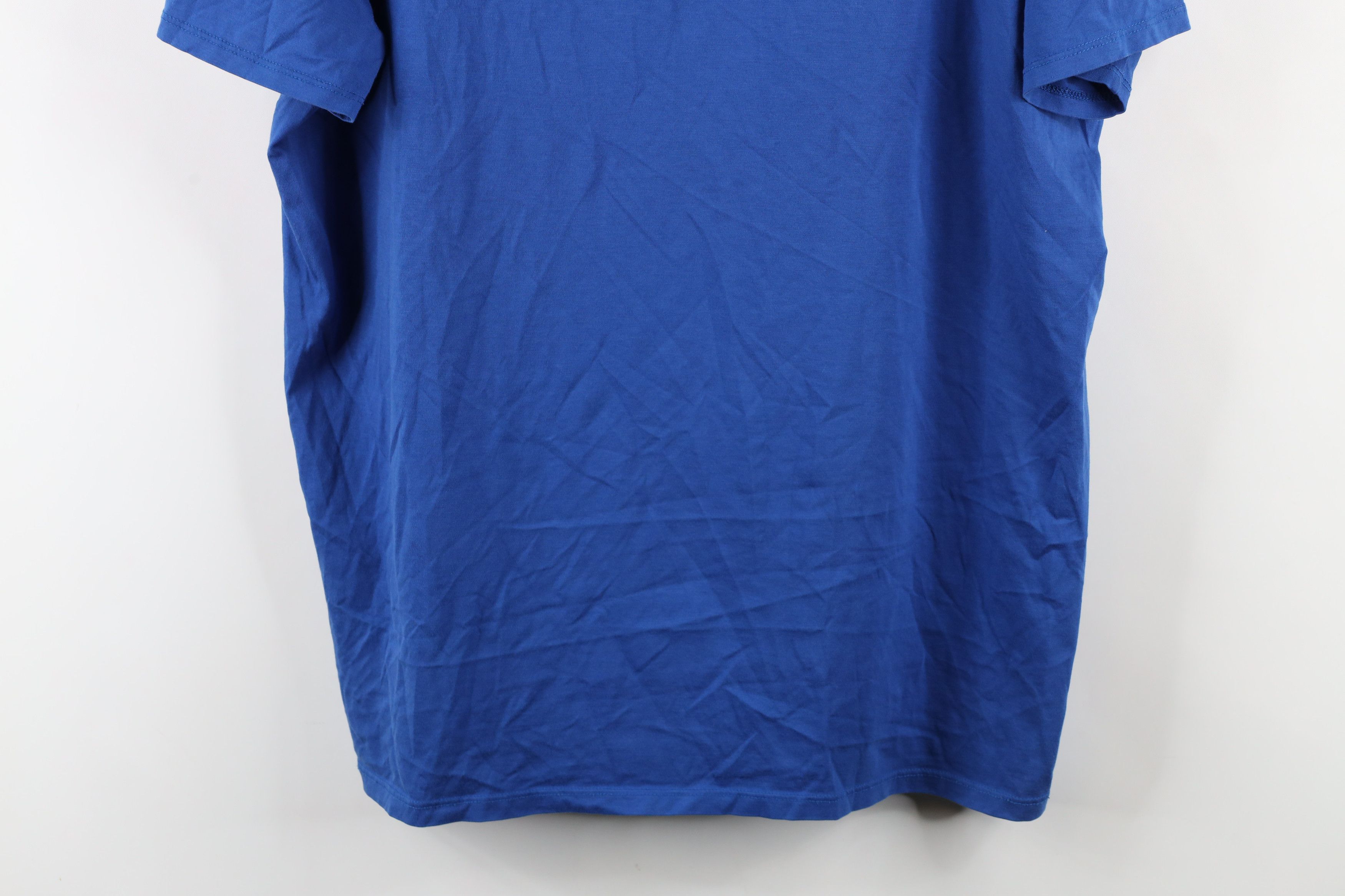 Lacoste × Vintage Lacoste Logo Pima Cotton Short Sleeve V-Neck T-Shirt Blue Size US XXL / EU 58 / 5 - 3 Thumbnail