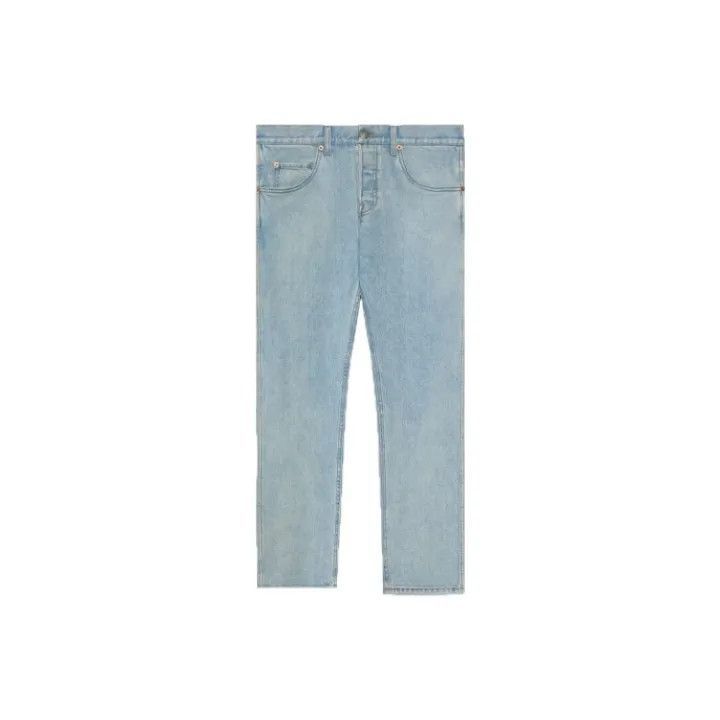 Gucci Gucci Light Blue Tapered Denim Pants for Men Size US 30 / EU 46 - 1 Thumbnail