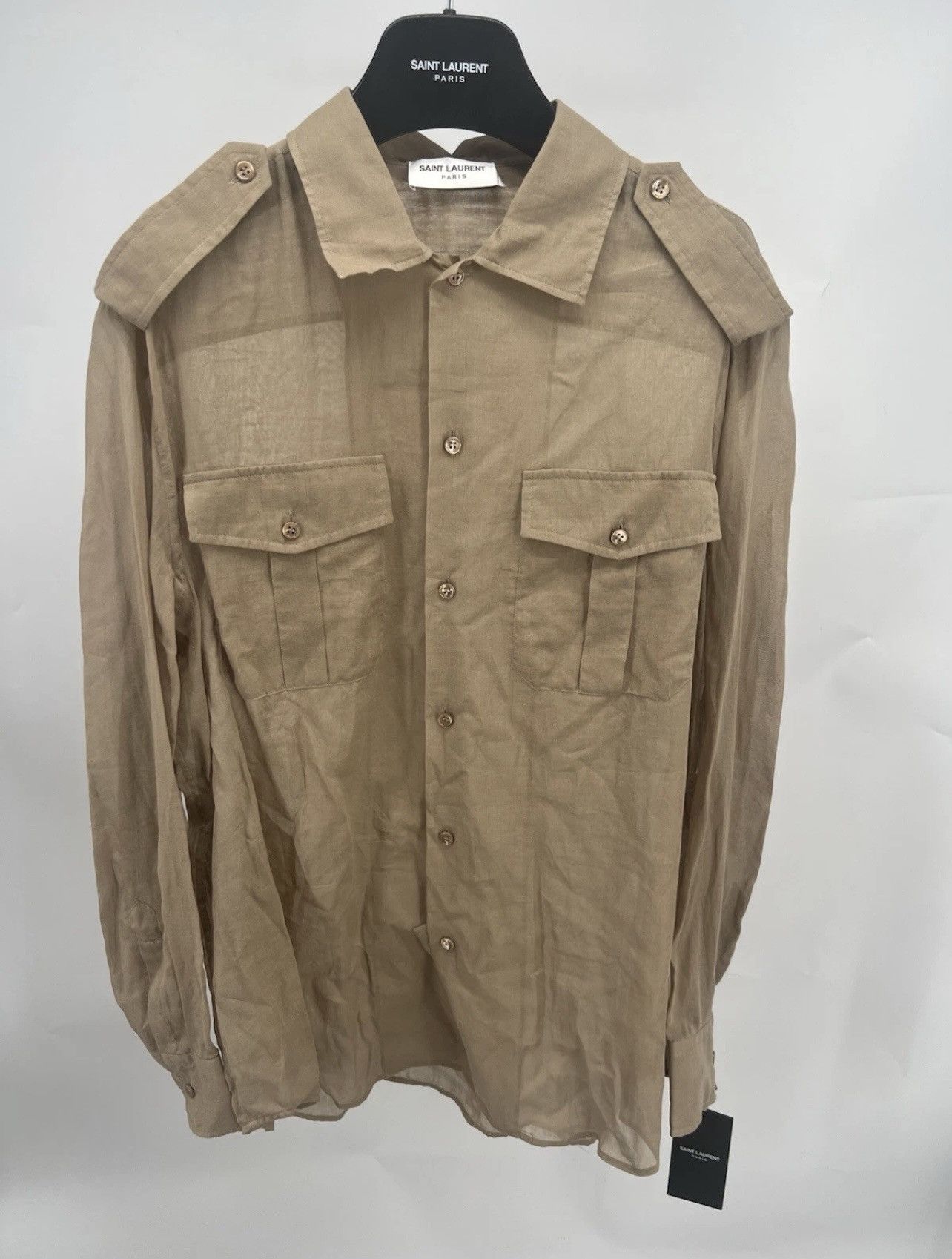 Saint Laurent Paris Saint Laurent Men’s Shirt Size 41 RRP $900 Size US M / EU 48-50 / 2 - 1 Thumbnail