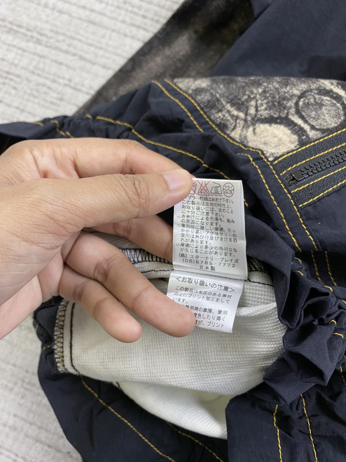 Japanese Brand × Vintage Vintage EASE Anorak In Coated Rare Graphics Printed Jacket Size US XL / EU 56 / 4 - 11 Thumbnail