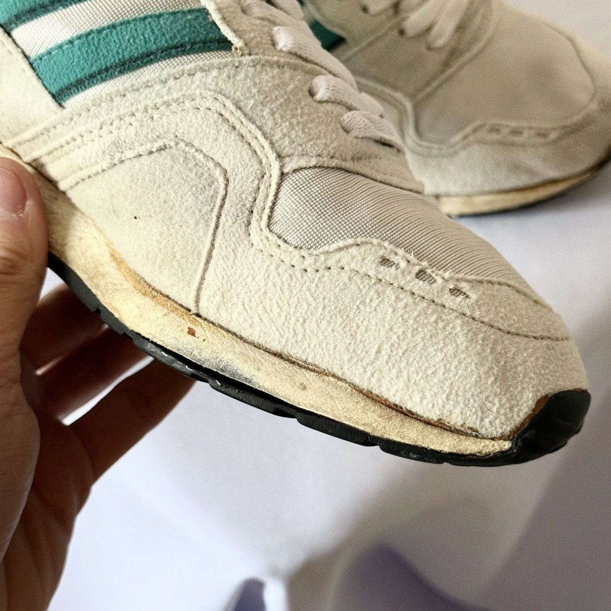 Adidas 80s Vintage Adidas TX8911 / 680 (Korea) Green/Cream Shoes Size US 8.5 / EU 41-42 - 21 Thumbnail