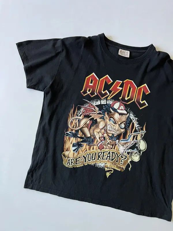 AC/DC Taeko x Mao Vintage AC/DC T-shirt Size US XL / EU 56 / 4 - 2 Thumbnail