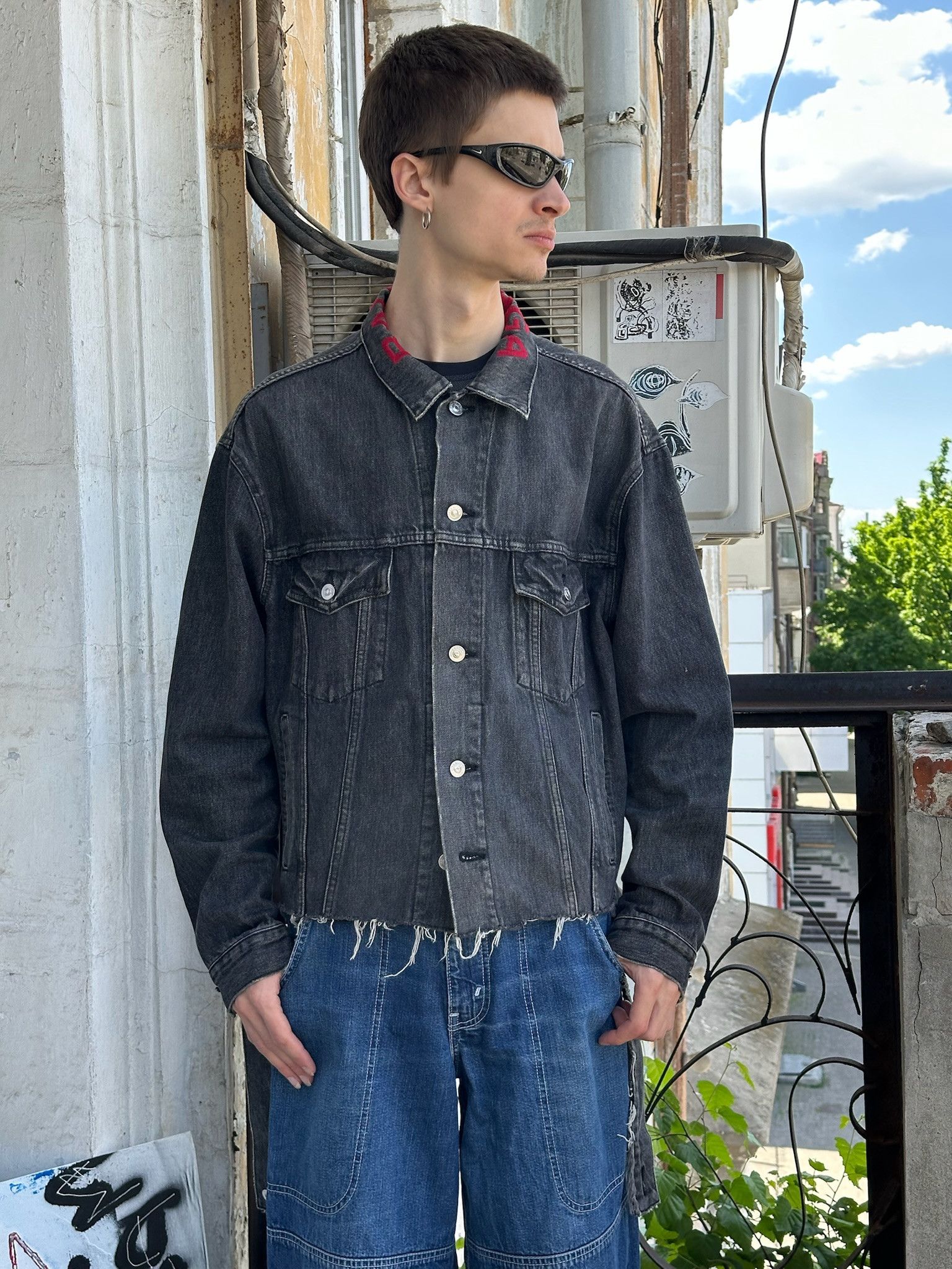 Balenciaga Balenciaga Denim Jacket Size US M / EU 48-50 / 2 - 12 Thumbnail