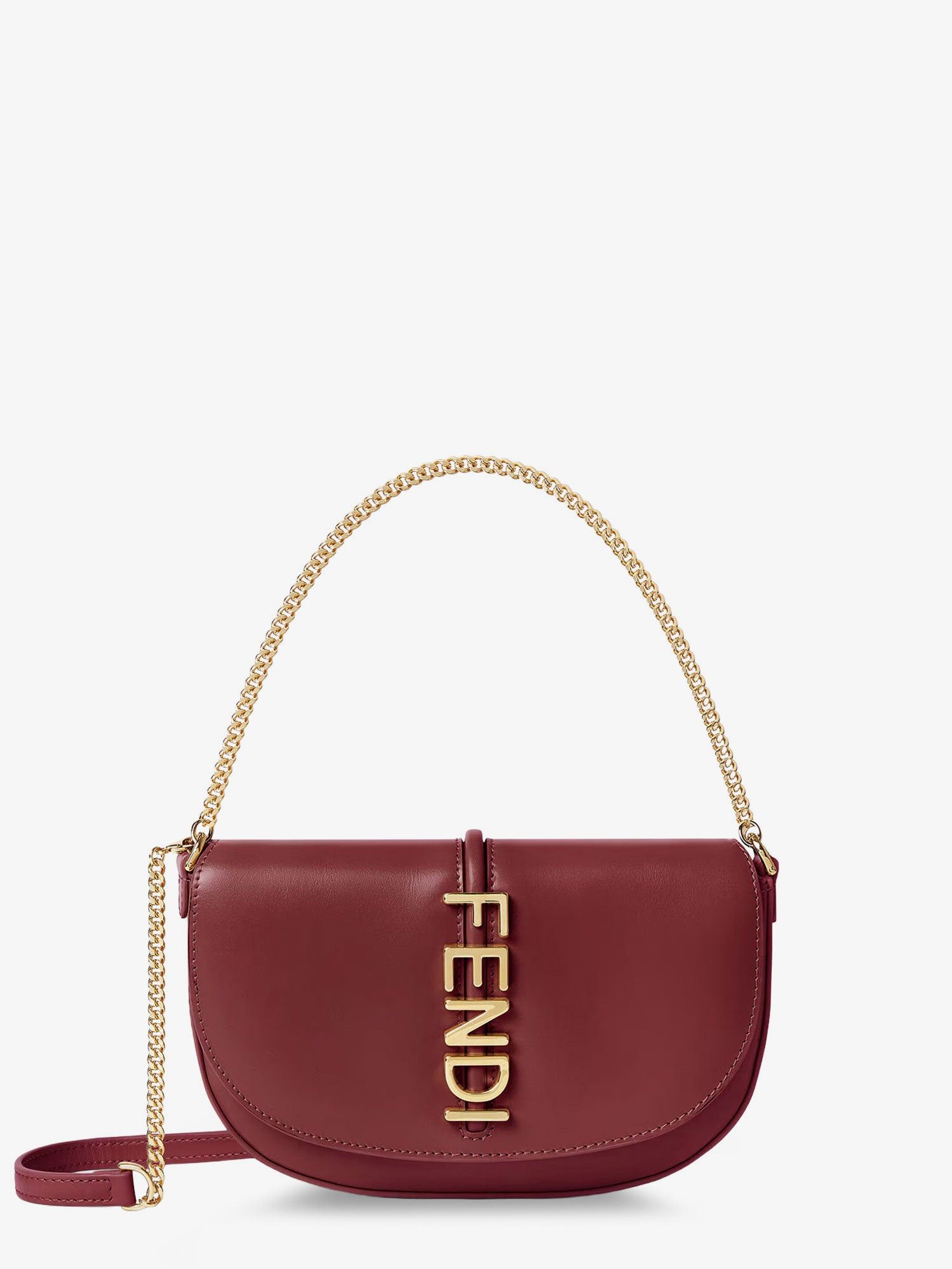 Fendi Wallet On Chain Fendigraphy Leather Crossbody Bag Size ONE SIZE - 1 Thumbnail