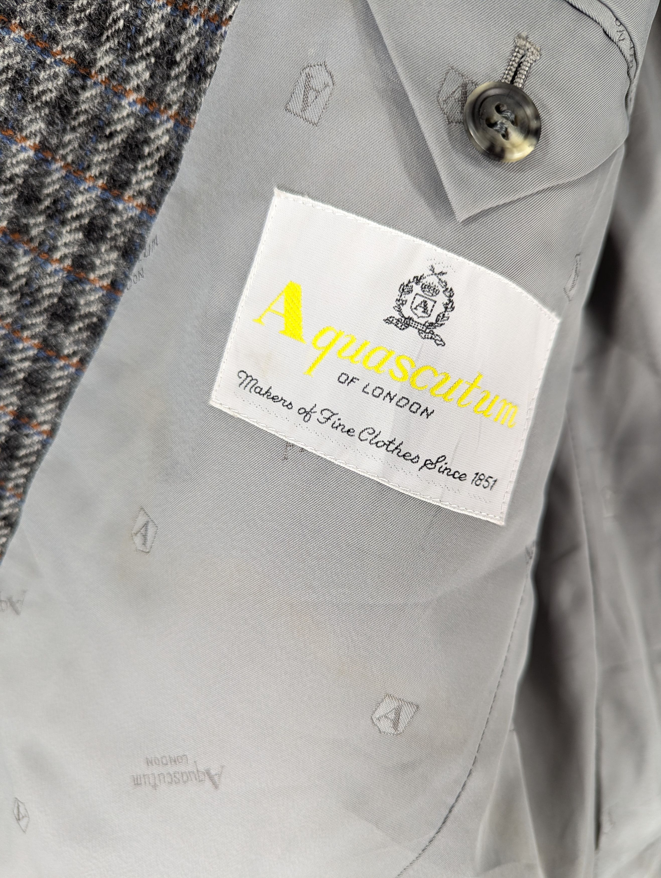 Aquascutum Vintage Aquascutum Houndstooth Wool Blazer Style Jacket Size US XS / EU 42 / 0 - 9 Thumbnail