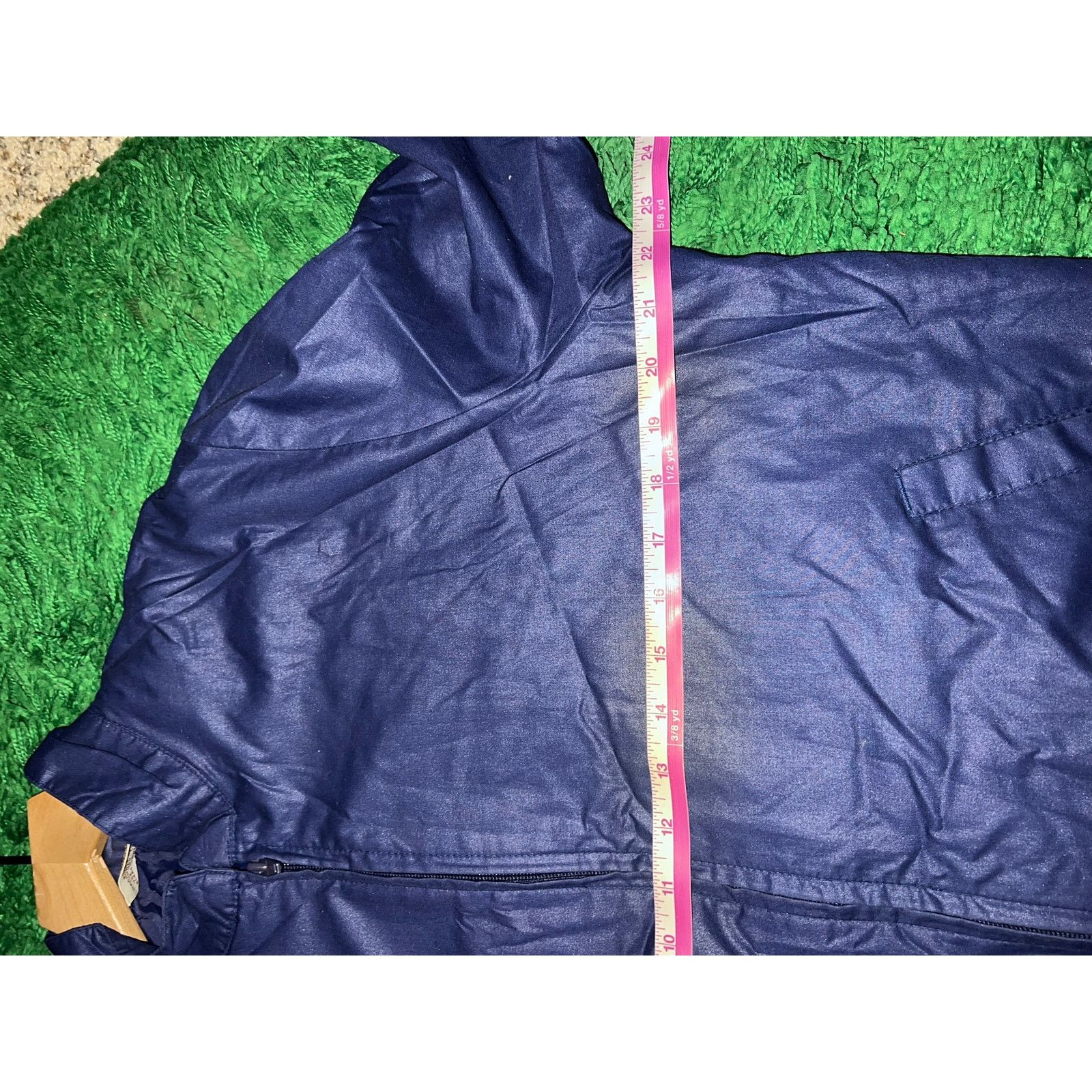 Sears Vintage Sears Jacket Shell Blue Polyester Outerwear 80s 70s Size US L / EU 52-54 / 3 - 11 Thumbnail