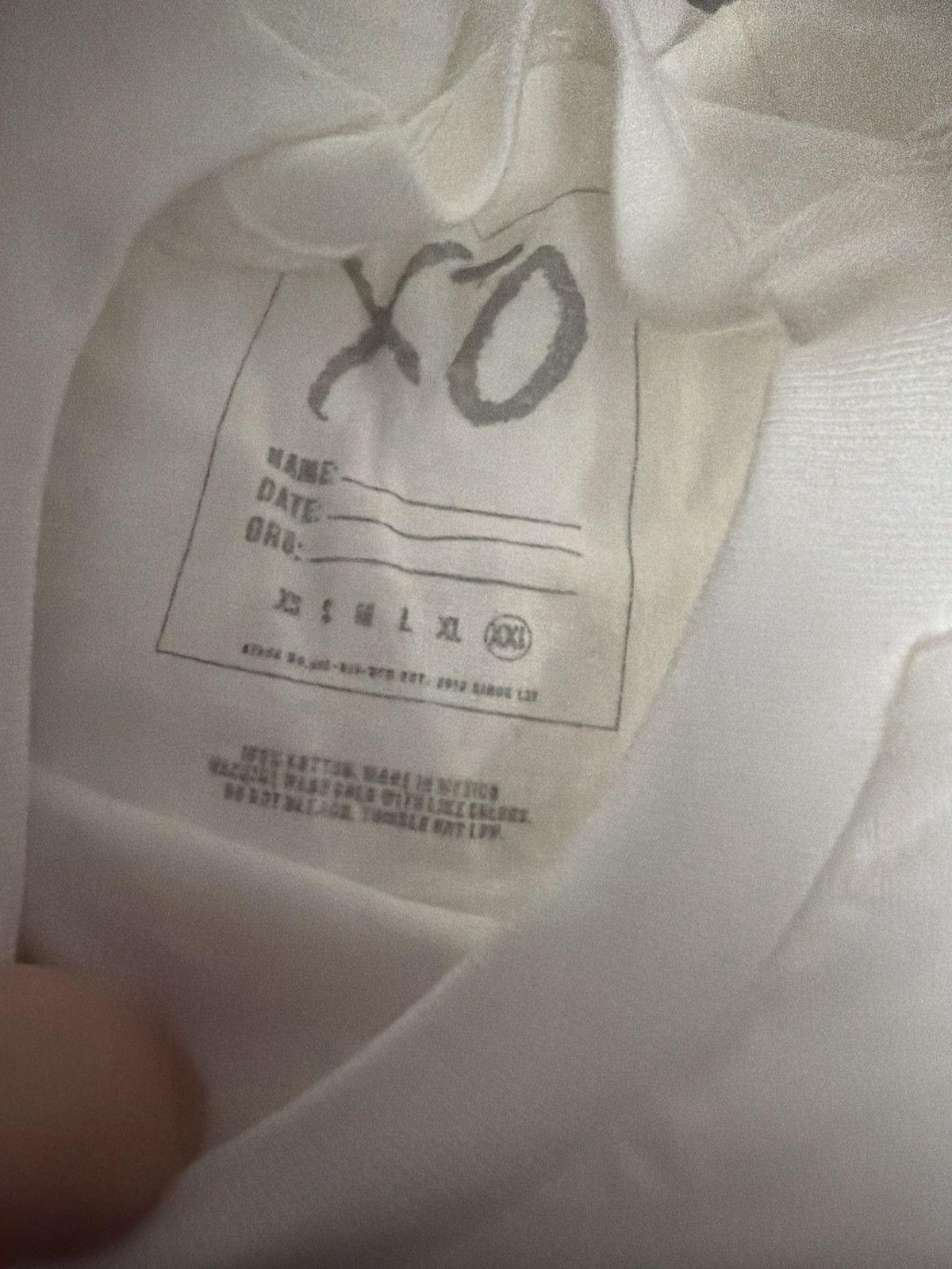 The Weeknd The Weeknd Kiss Land 5 years anniversary XO T-SHIRT TEE Size US XXL / EU 58 / 5 - 12 Thumbnail