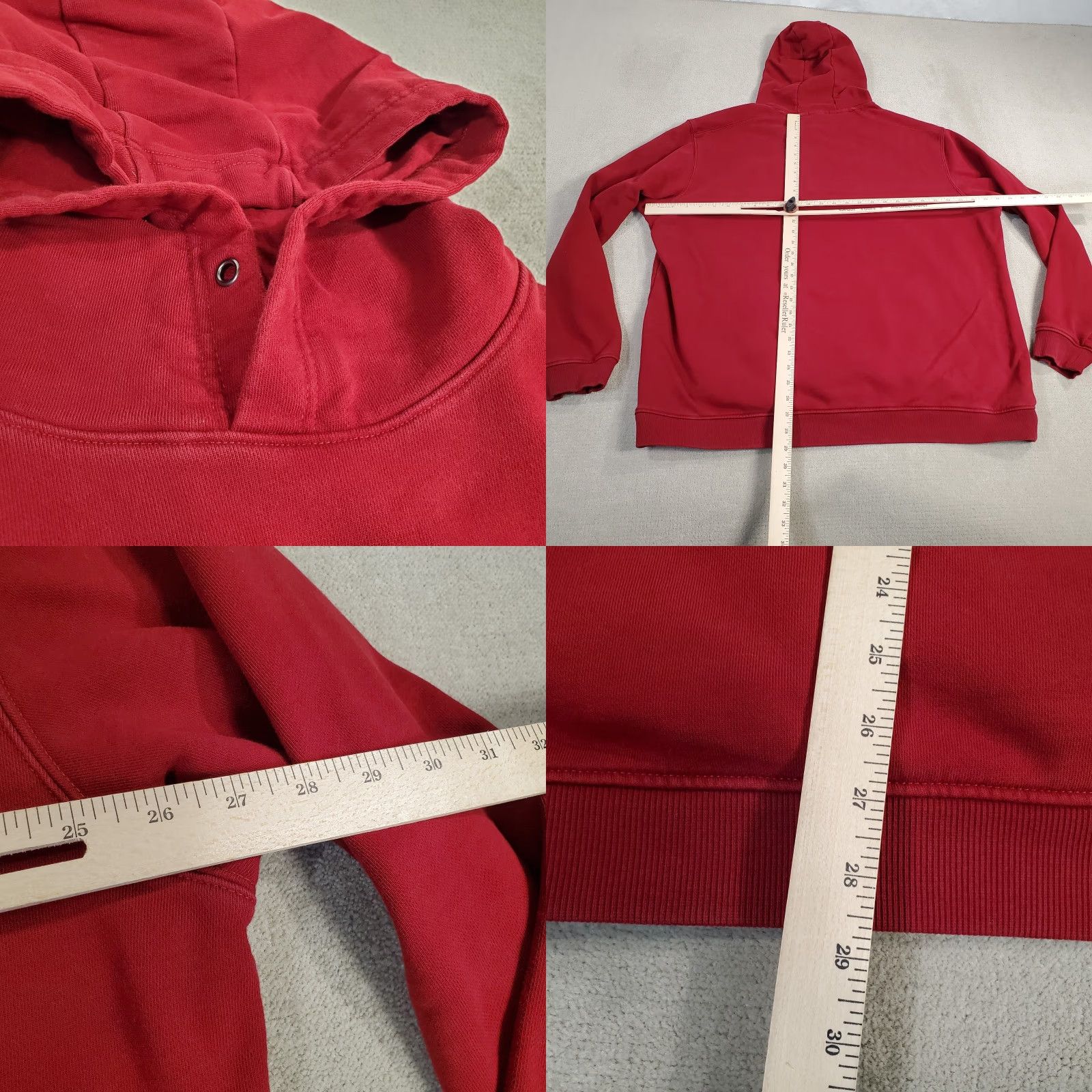 Logo 7 LTT Hoodie Mens 2XL Red Pullover Sweatshirt Logo Linus Tech Tips Size US XXL / EU 58 / 5 - 8 Thumbnail