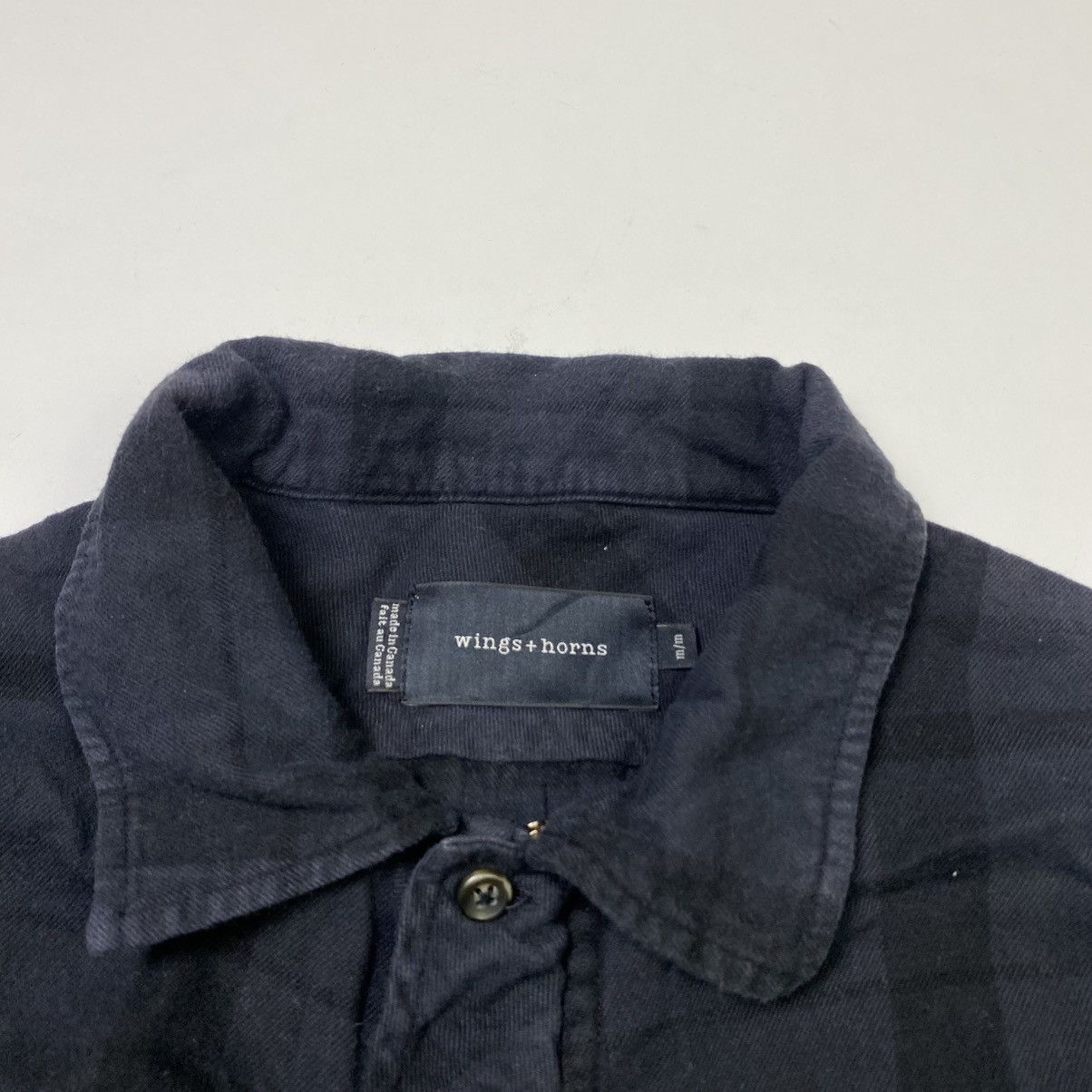 Le Grande Bleu (L.G.B.) × Wings + Horns Vintage Wings + Horn long sleeve zipper button shirt Size US M / EU 48-50 / 2 - 5 Thumbnail