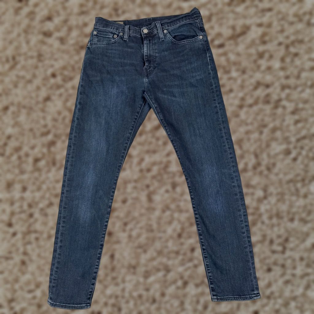 Levi's VINTAGE Levis Premium Jeans Men 30 Blue Denim Slim Taper 512 Cotton Big E Premium 29x28 Jeans Size US 30 / EU 46 - 1 Thumbnail