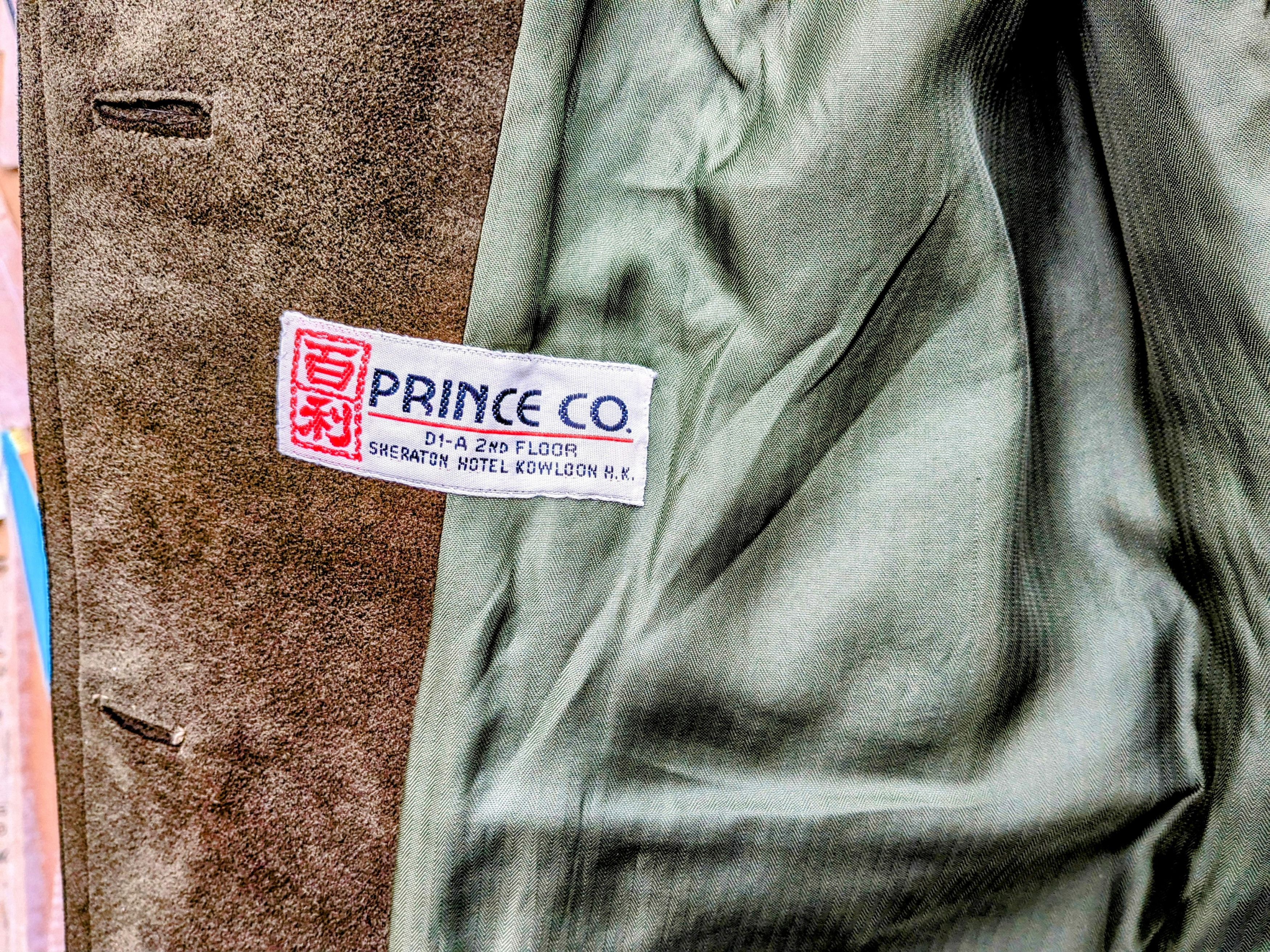 Designer VTG Prince Co 1980s Japanese Suede Olive Blazer Suit Jacket Size S / US 4 / IT 40 - 5 Thumbnail