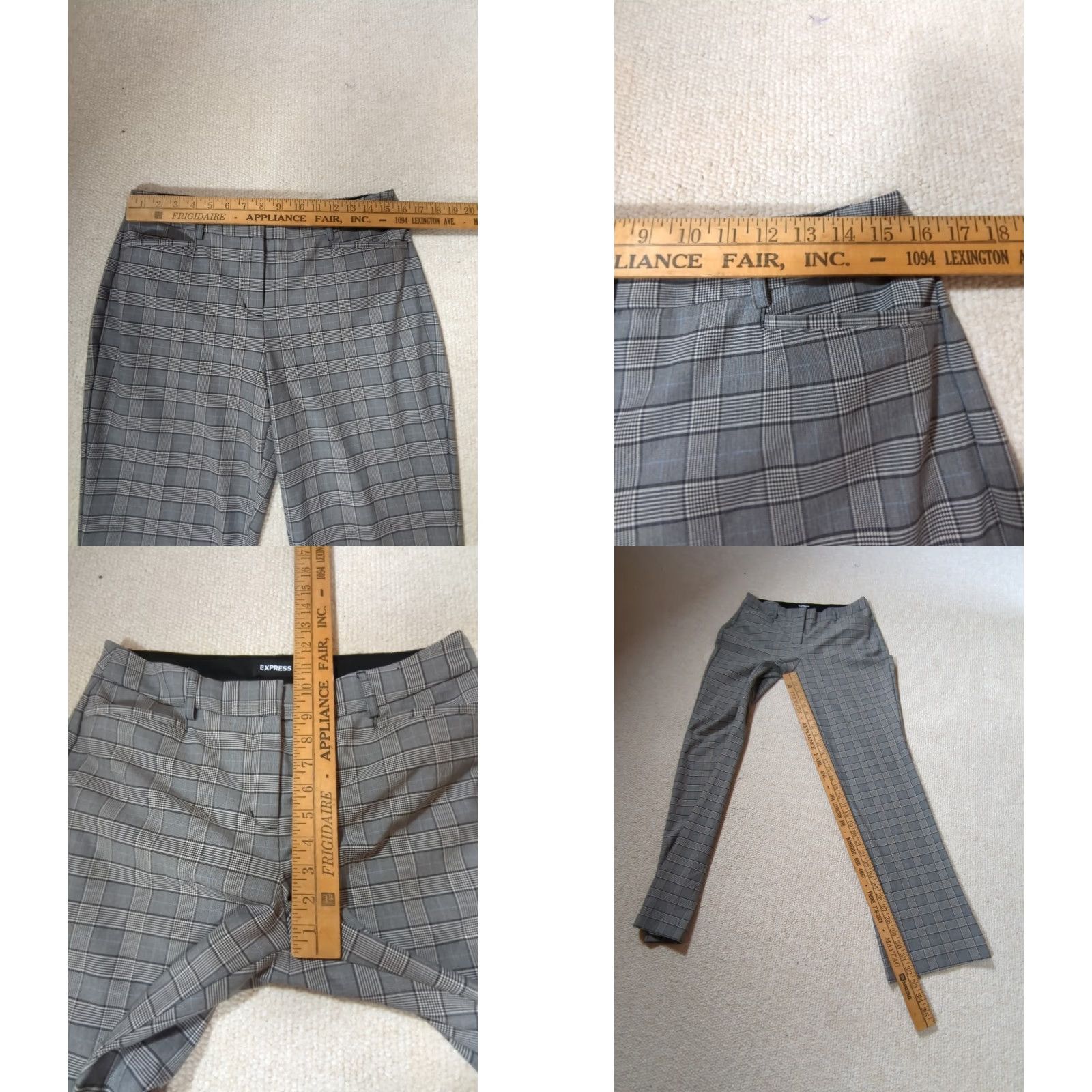 Express Columnist Barely Boot Mid Rise Stretch Pants Women 10R  display picture 1