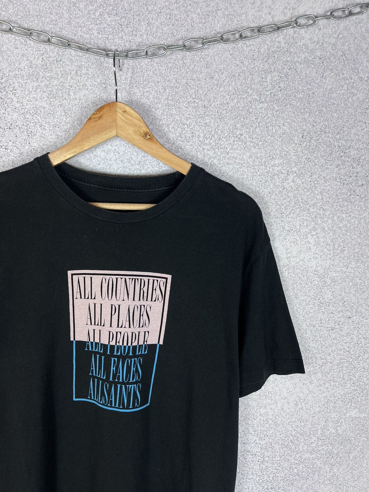 Allsaints Allsaints Art Big Logo T-Shirt Oversize Fit Tee Size US S / EU 44-46 / 1 - 5 Thumbnail