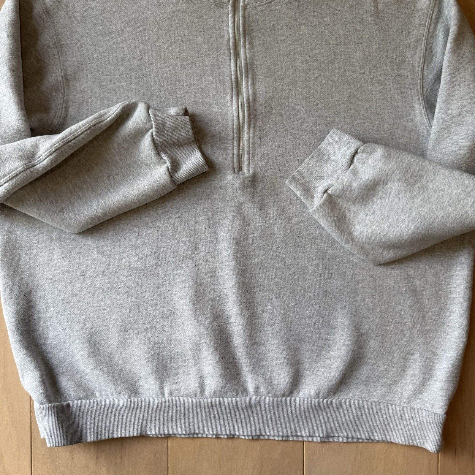 Lululemon Lululemon 1/4 Zip Fleece Pullover Women's Large Gray Size L / US 10 / IT 46 - 5 Thumbnail