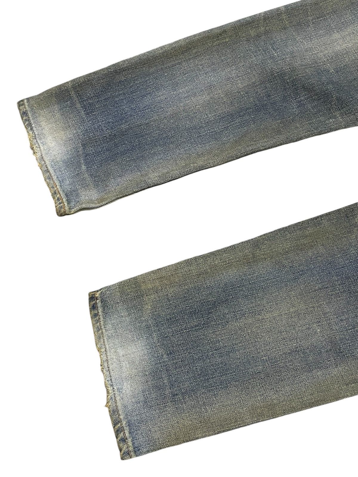 Edwin × If Six Was Nine × Levi's Edwin 505 Selvedge Muddy Wash Distressed Loose Jeans Size US 29 - 13 Thumbnail