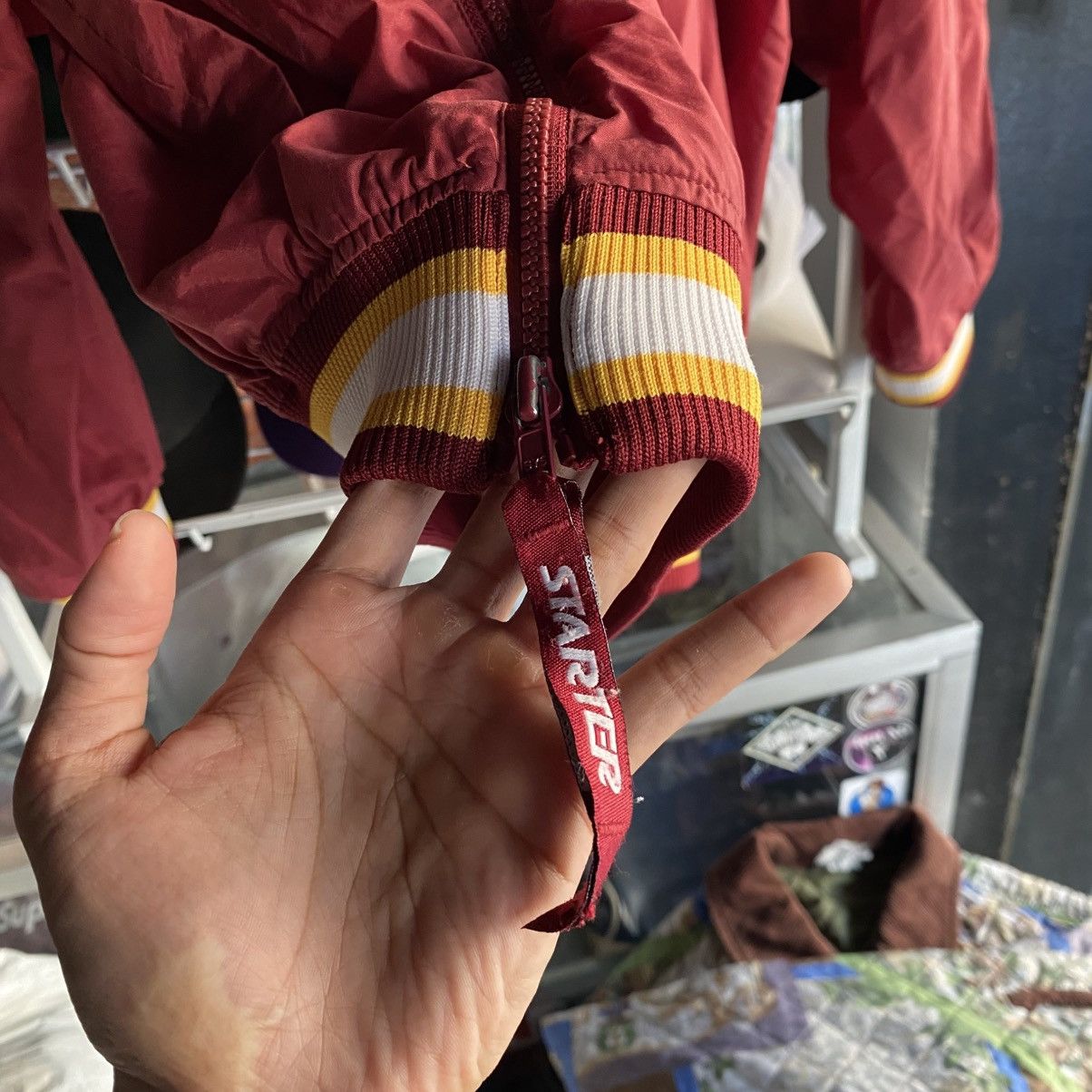 Starter Vintage Starter Pro Line Washington Redskins Pullover Jacket Size US L / EU 52-54 / 3 - 10 Thumbnail