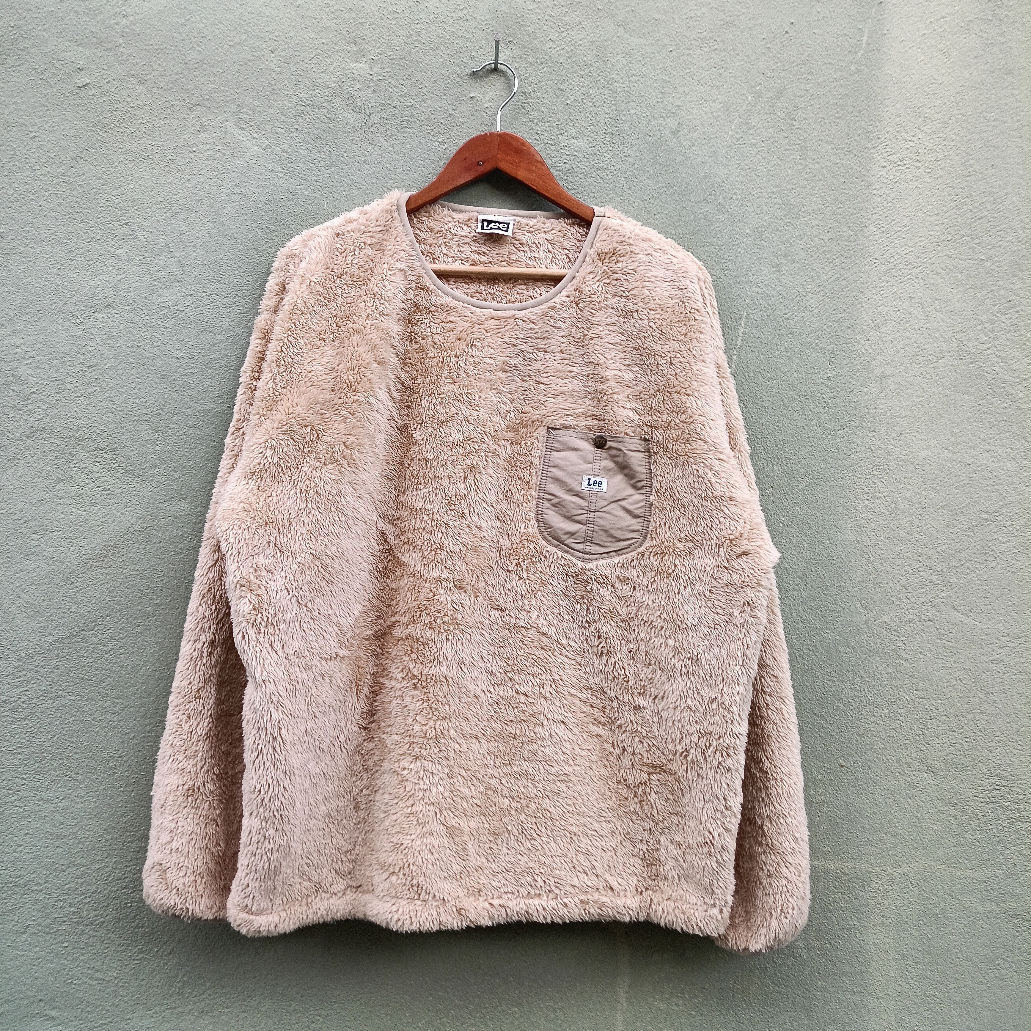 Japanese Brand × Lee × Vintage Lee Fluffy fleece Size US XL / EU 56 / 4 - 1 Thumbnail