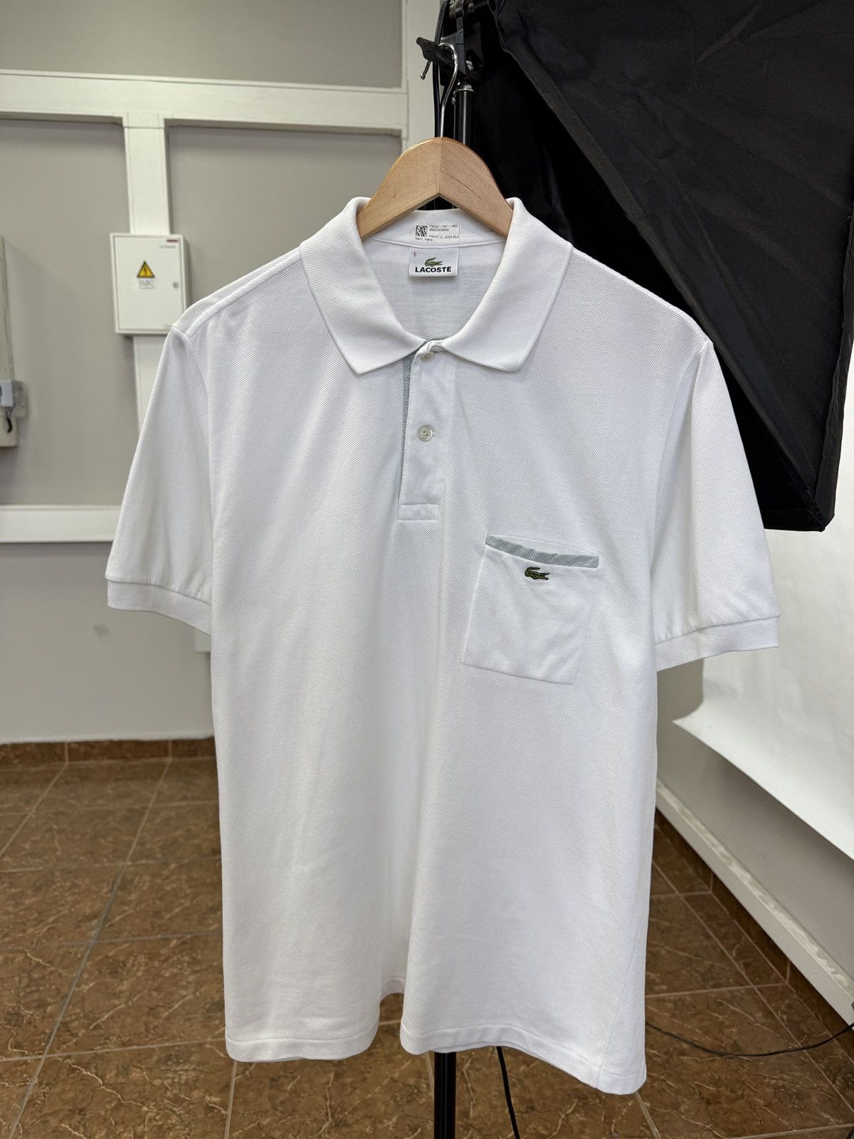 Lacoste 🇫🇷 Vintage 90s Lacoste Polo T-Shirt Made In France Retro Rare Size US L / EU 52-54 / 3 - 1 Thumbnail