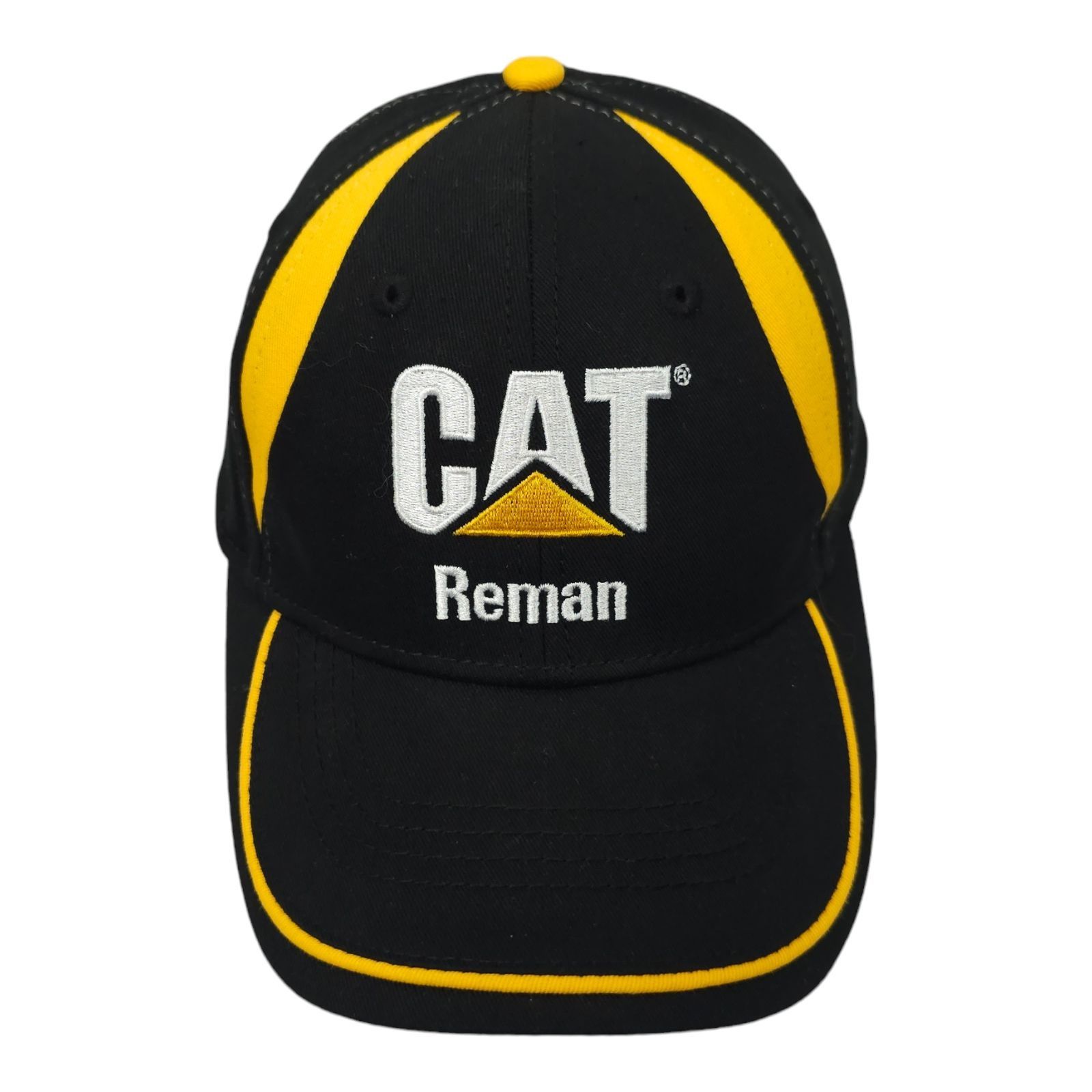 Caterpillar Caterpillar CAT Reman Embroidered Logo Tuck Strap Cap Hat Size ONE SIZE - 1 Thumbnail