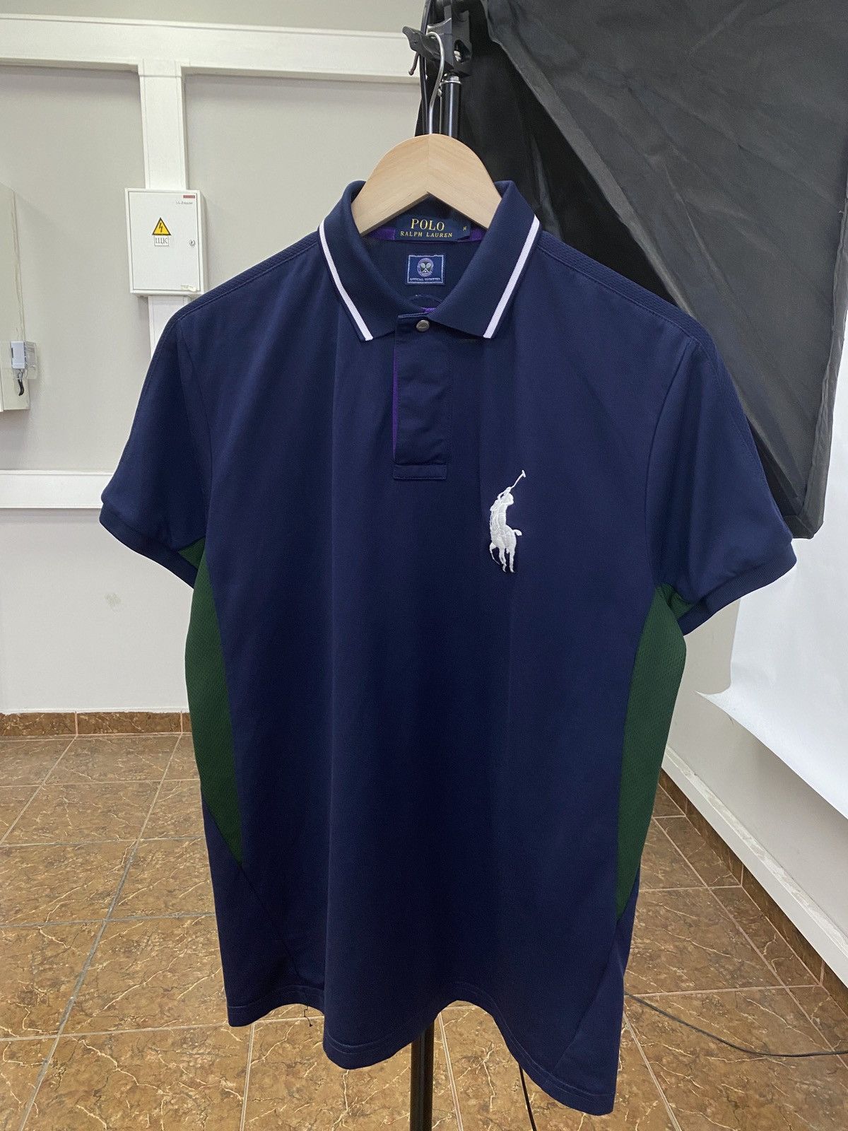 Polo Ralph Lauren 🇬🇧 Vintage Polo Ralph Lauren Wimbledon Tennis Polo T-Shirt Size US M / EU 48-50 / 2 - 1 Thumbnail
