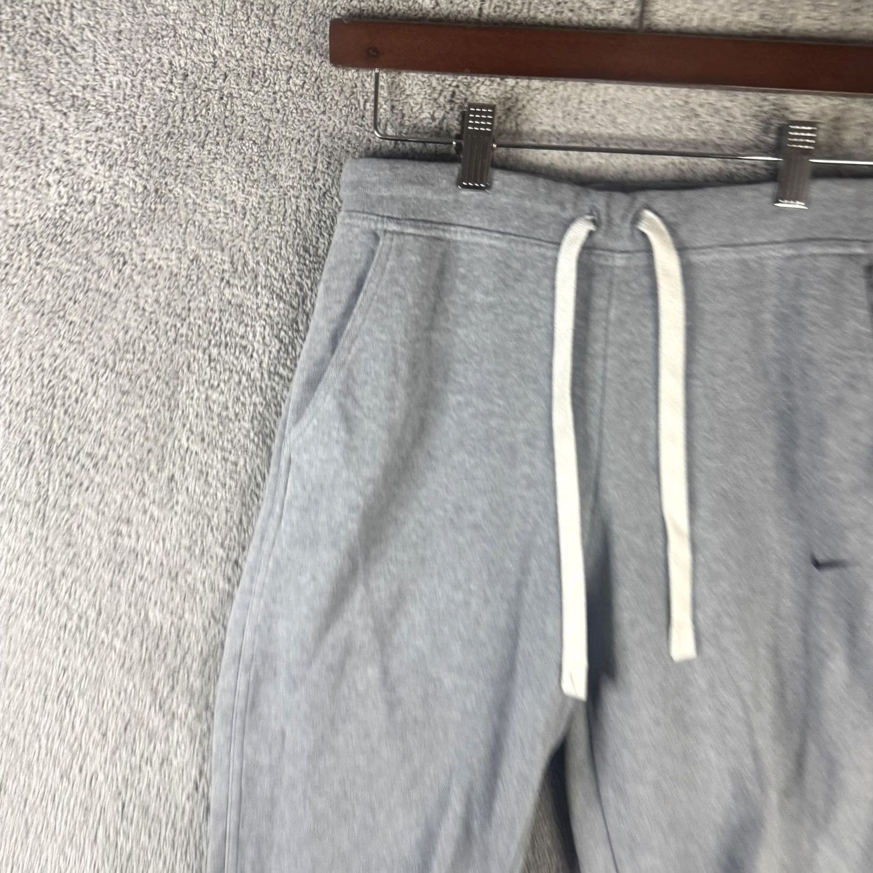 Nike Nike Dri-FIT Sweatpants Mens Small Gray Joggers Cuffed Swoosh Logo Tight Tapered Casual Activewear Size US 29 - 2 Thumbnail