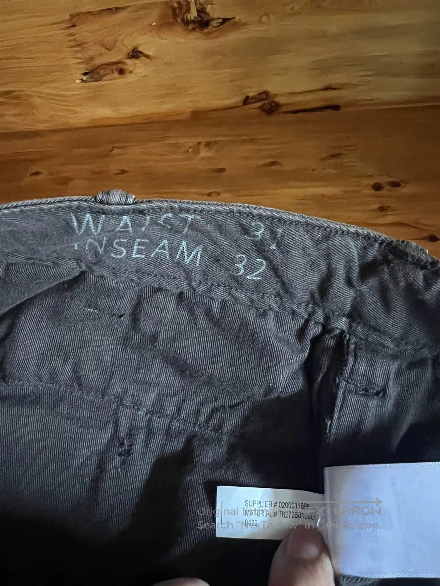 RRL Ralph Lauren RRL Double RL Gray Black Casual Pants. Size US 31 - 9 Thumbnail