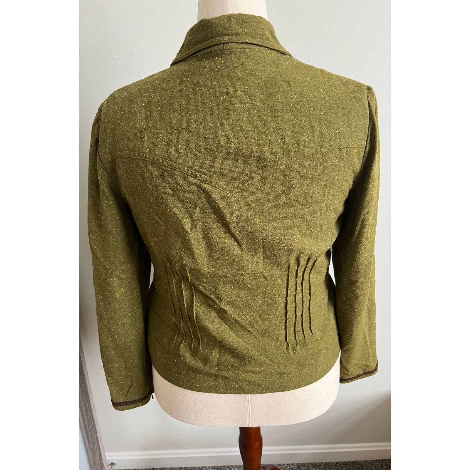 Nicole Miller Vintage Nicole Miller Women’s Wool/Silk Blend Jacket Size 12 Size XL / US 12-14 / IT 48-50 - 5 Thumbnail