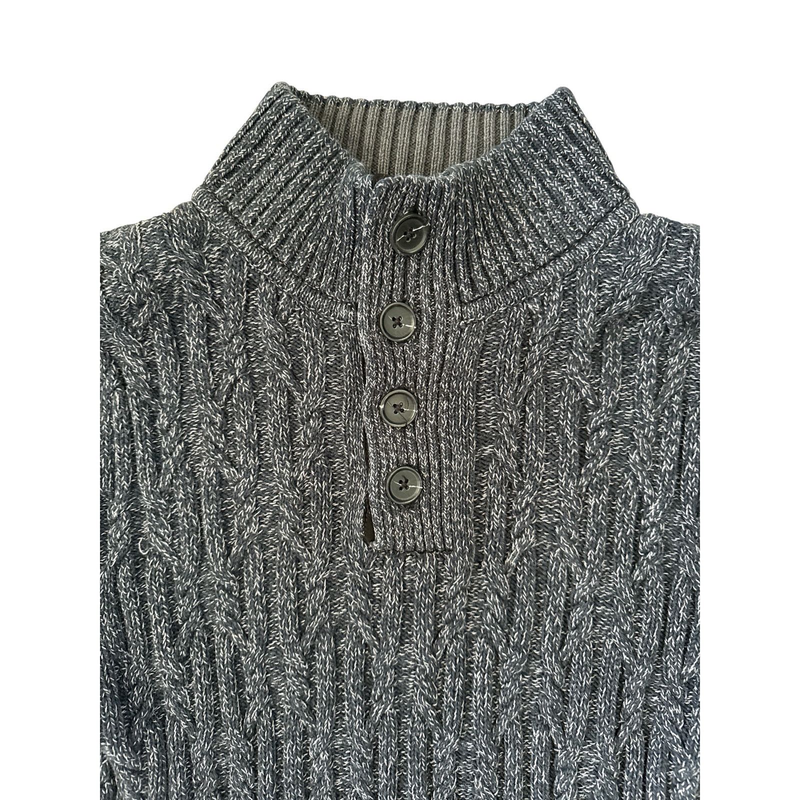 Tasso Elba Tasso Elba Men’s Navy Knit Mock Neck Sweater Size medium Size US M / EU 48-50 / 2 - 3 Thumbnail