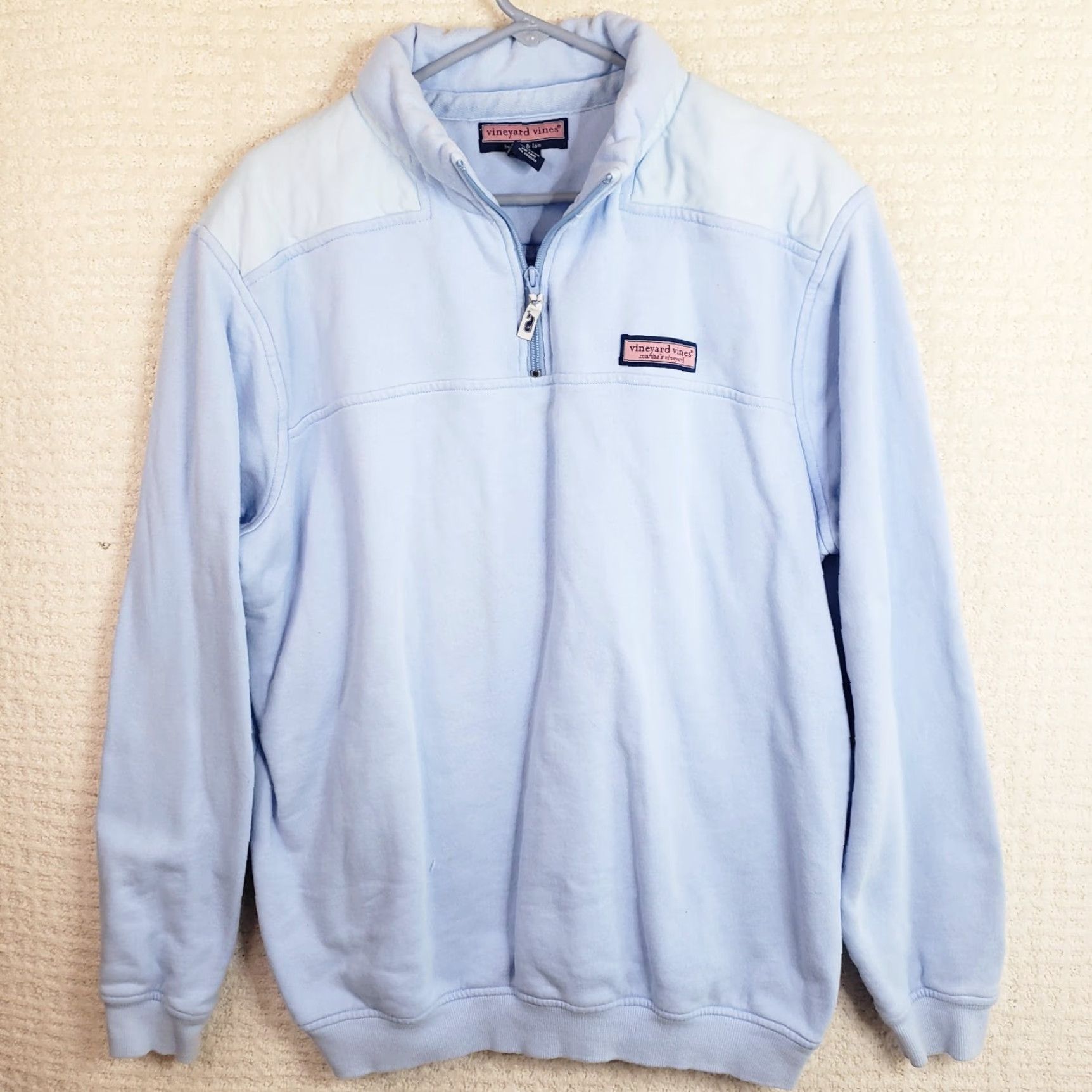 Vineyard Vines Vineyard Vines Pullover Sweatshirt Mens Size M Blue 1/4 Zip Jacket Heavyweight Size US M / EU 48-50 / 2 - 2 Thumbnail