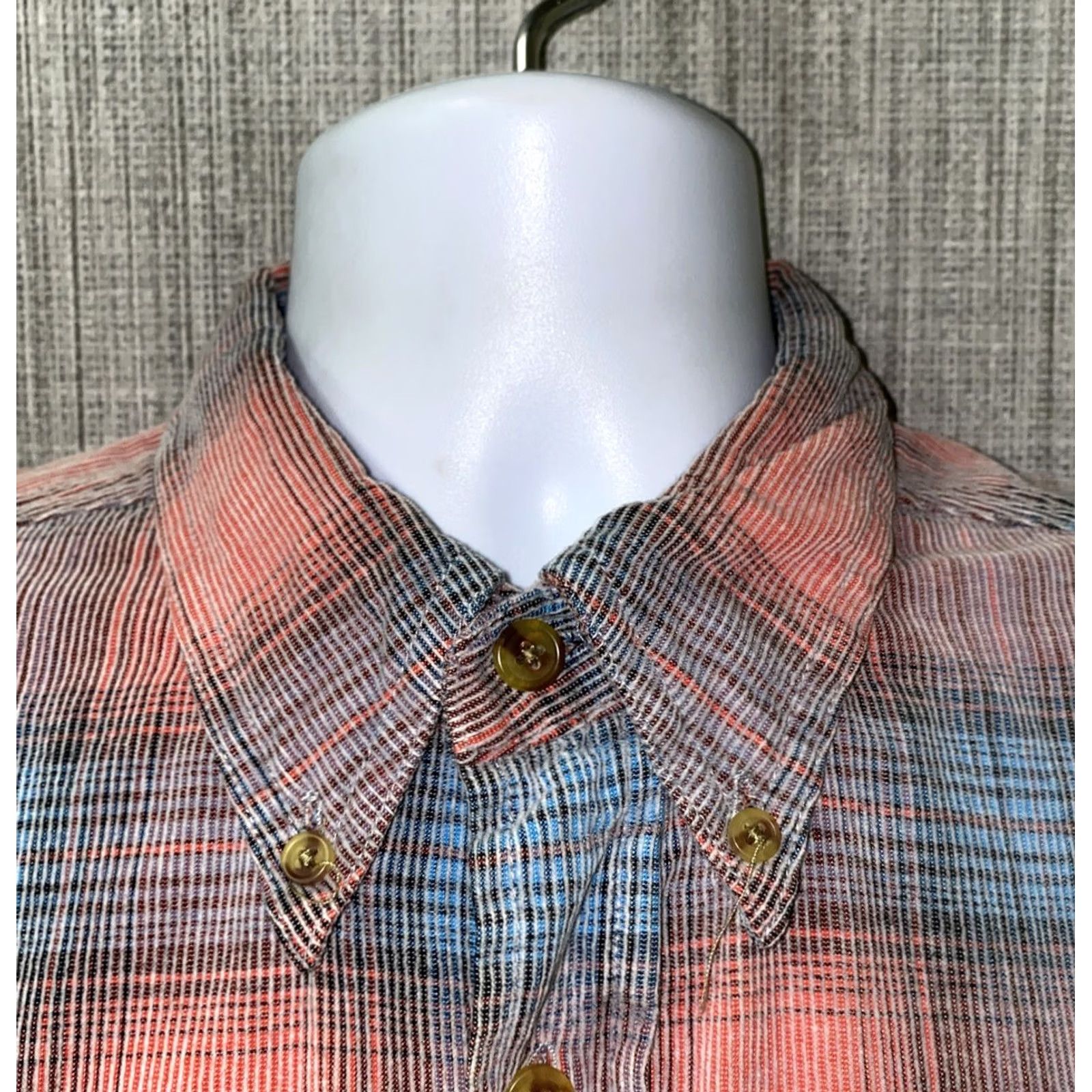 Orvis Orvis Mens Plaid Long Sleeve Button Front Shirt - Size L Size US L / EU 52-54 / 3 - 3 Thumbnail