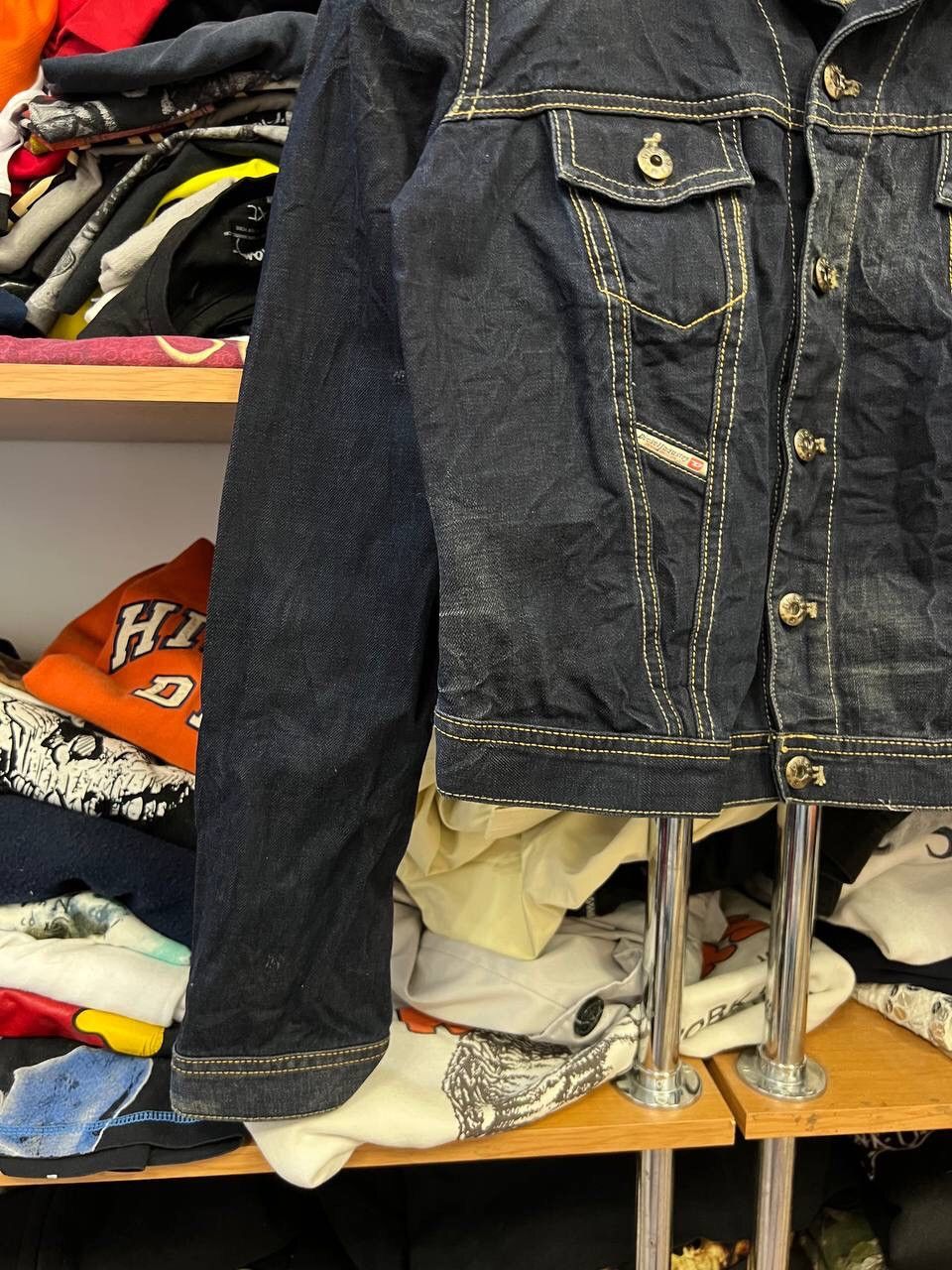 Diesel Diesel Women Blue Denim Cropped Y2K Jacket Size M / US 6-8 / IT 42-44 - 5 Thumbnail