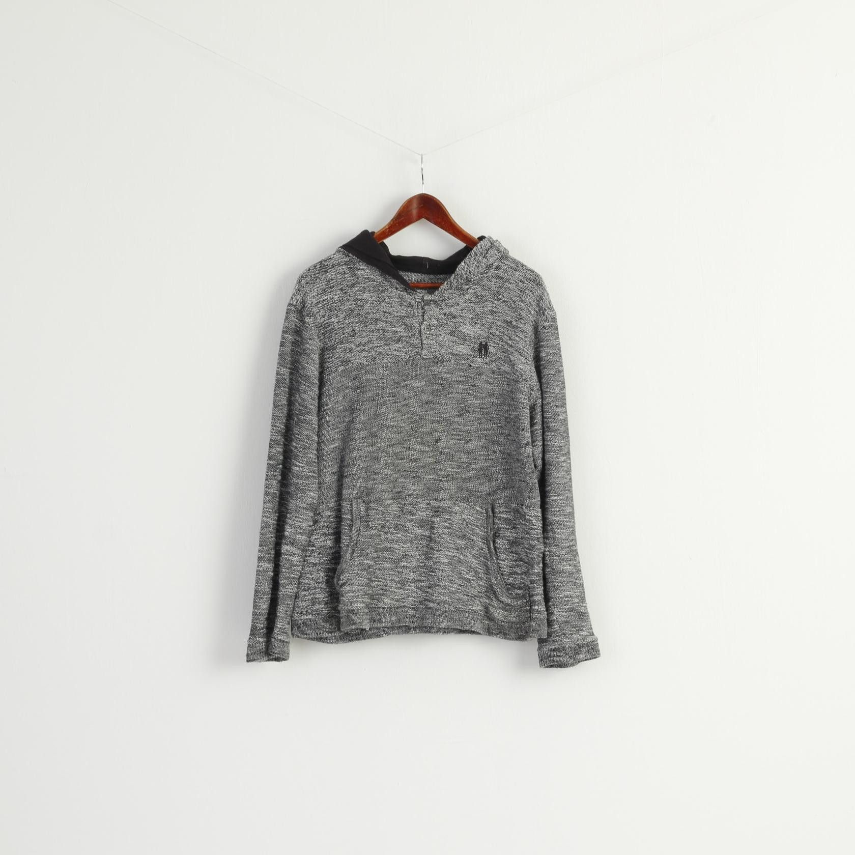 Vintage Polo Wear Men M Sweatshirt Gray Cotton 8905 Size US M / EU 48-50 / 2 - 1 Thumbnail