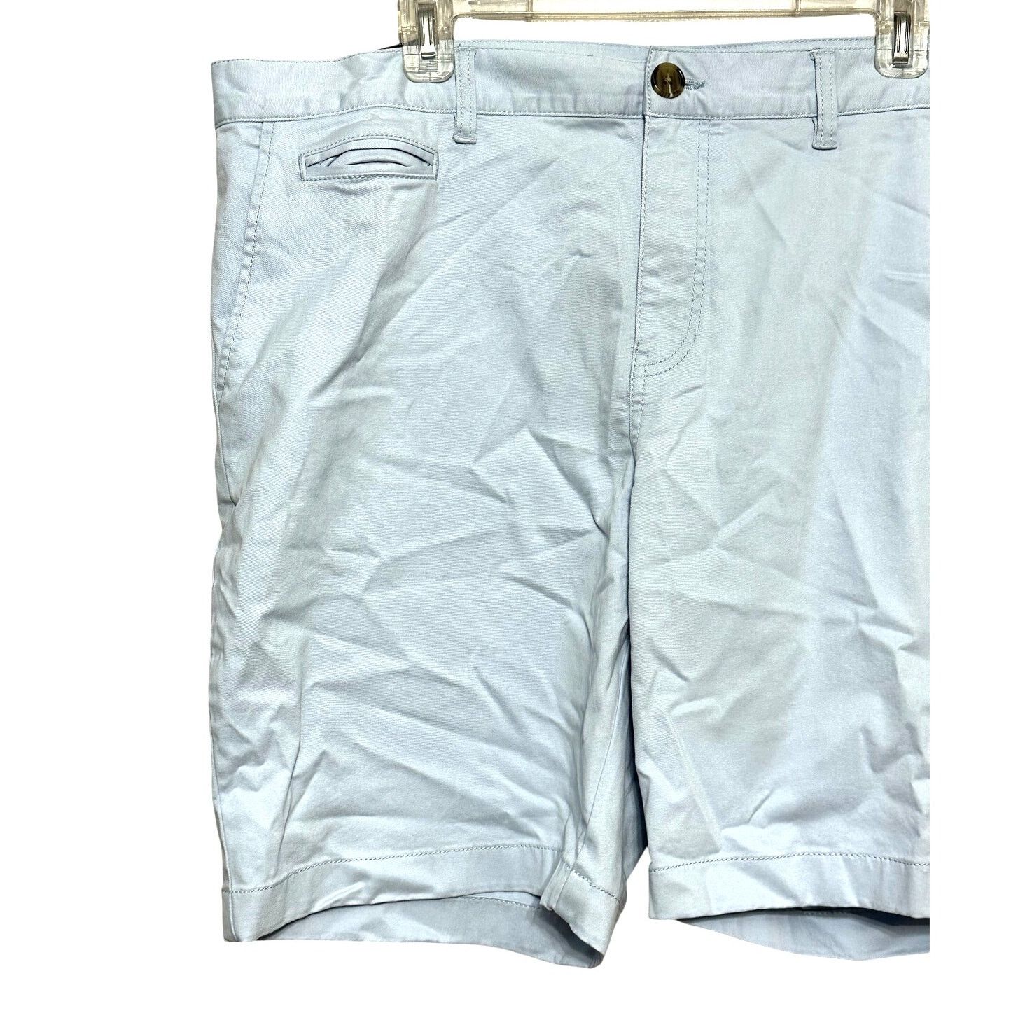 14th & Union 14th & Union Bermuda Shorts Flat Front Light Blue M 40W NWT Size US 40 / EU 56 - 3 Thumbnail