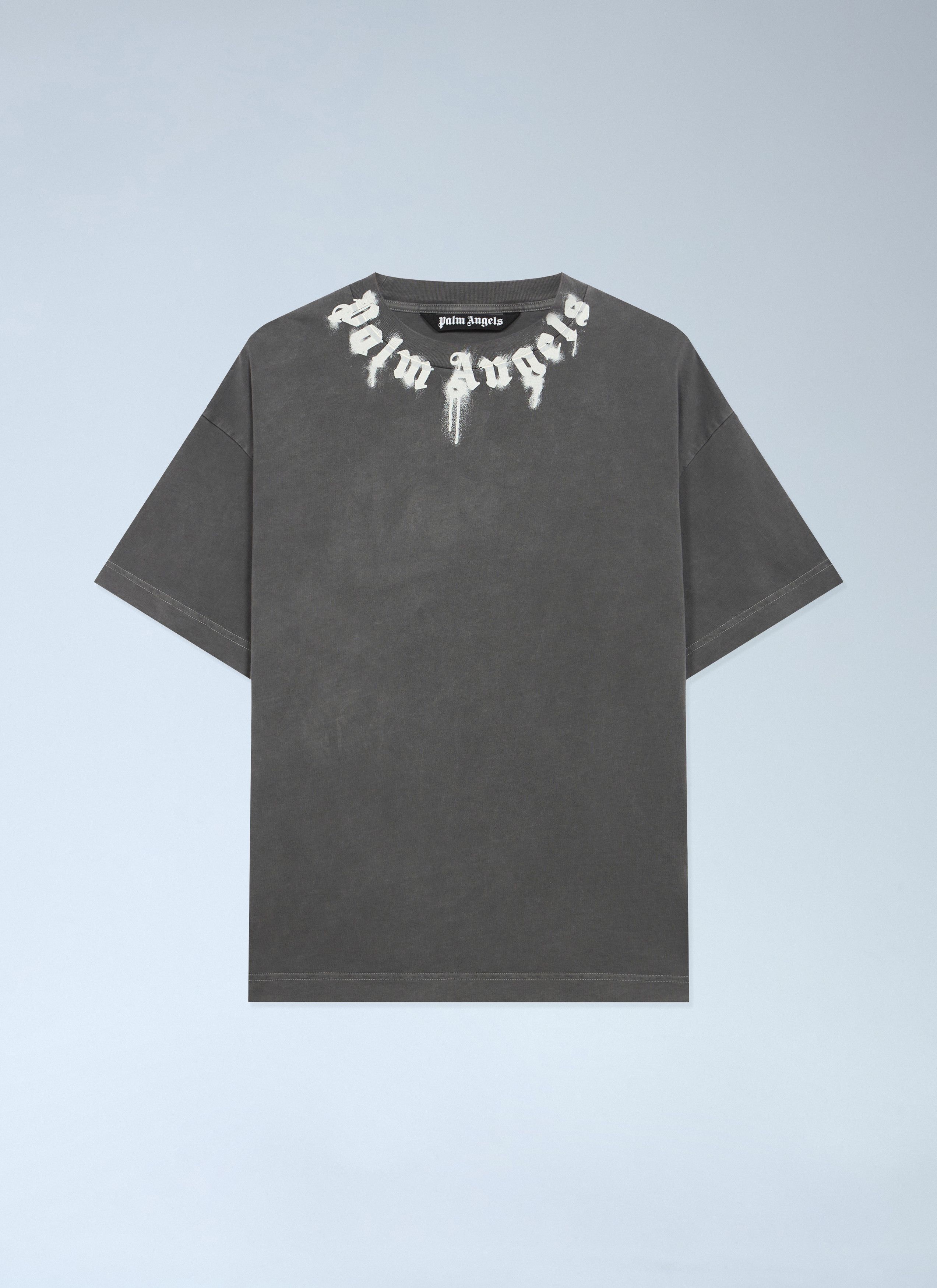 Palm Angels Neck Logo Regular T-Shirt Size US M / EU 48-50 / 2 - 1 Thumbnail