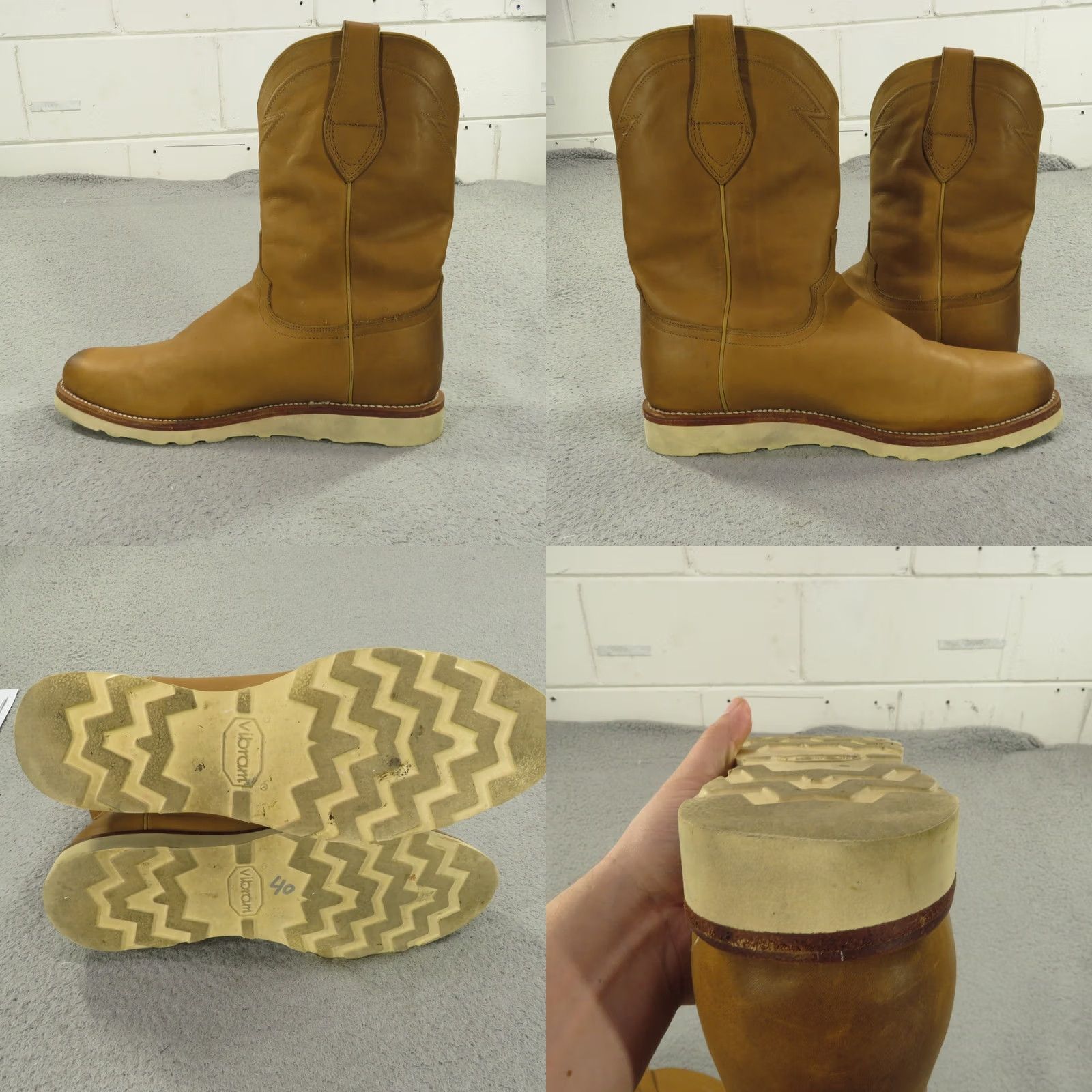 Tecovas The Knox 12.5 Tecovas Knox Boots Men 12.5 D Brown Cowboy Western Wedge  main image 2