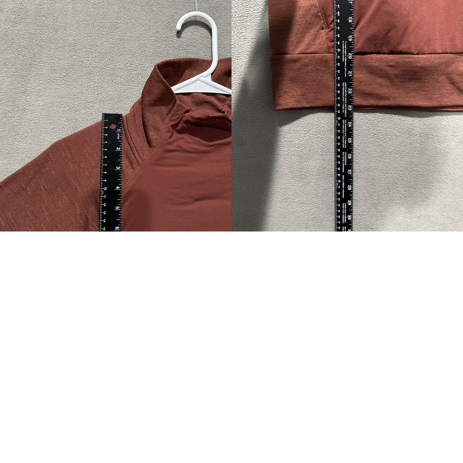 Vintage REI Co-Op Orange Swiftland Insulated Mid Layer Women M Pockets Run/Travel Lightweight Breathable All Seasons Mock Neck Pullover Size M Womens Size M / US 6-8 / IT 42-44 - 9 Thumbnail