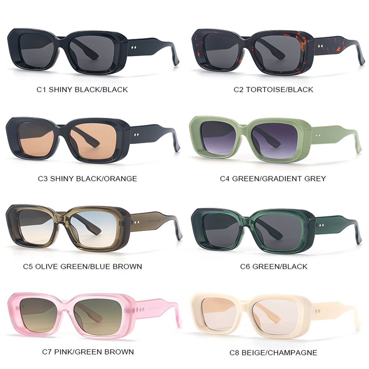 VIBE Rare Street ins style custom avant-garde sunglasses Size ONE SIZE - 6 Thumbnail