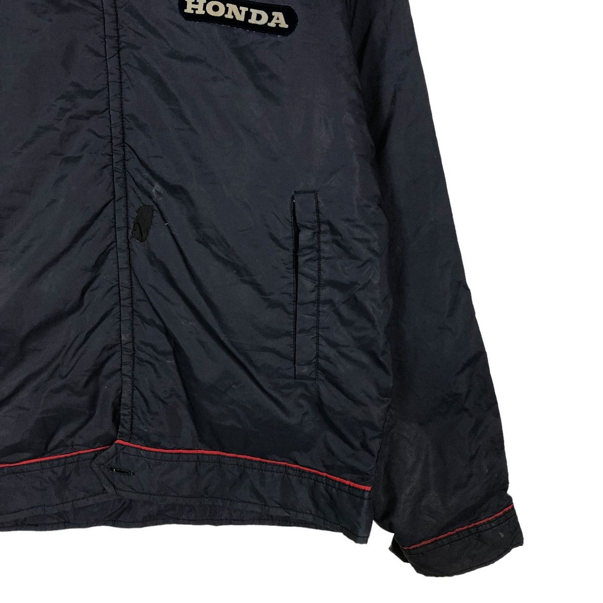 Japanese Brand 🔥VINTAGE ZIPPER BIKER JACKET HONDA BIG LOGO RACING Size US M / EU 48-50 / 2 - 5 Thumbnail