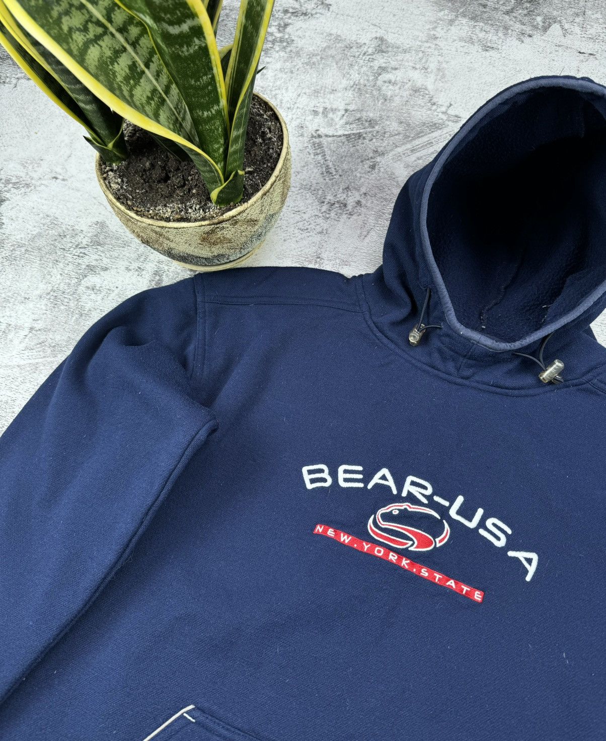 Rap Tees Vintage Blue Very Rare 1980S 90S Bear USA Hoodie Size US M / EU 48-50 / 2 - 3 Thumbnail