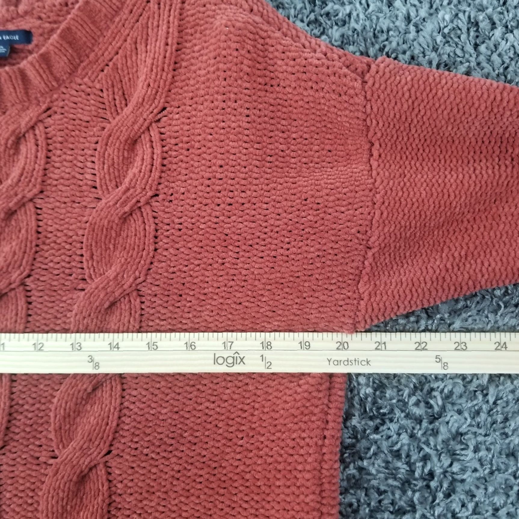 American Eagle Outfitters American Eagle Sweater Women Size S Red Knit Pullover Womens Size S / US 4 / IT 40 - 3 Thumbnail