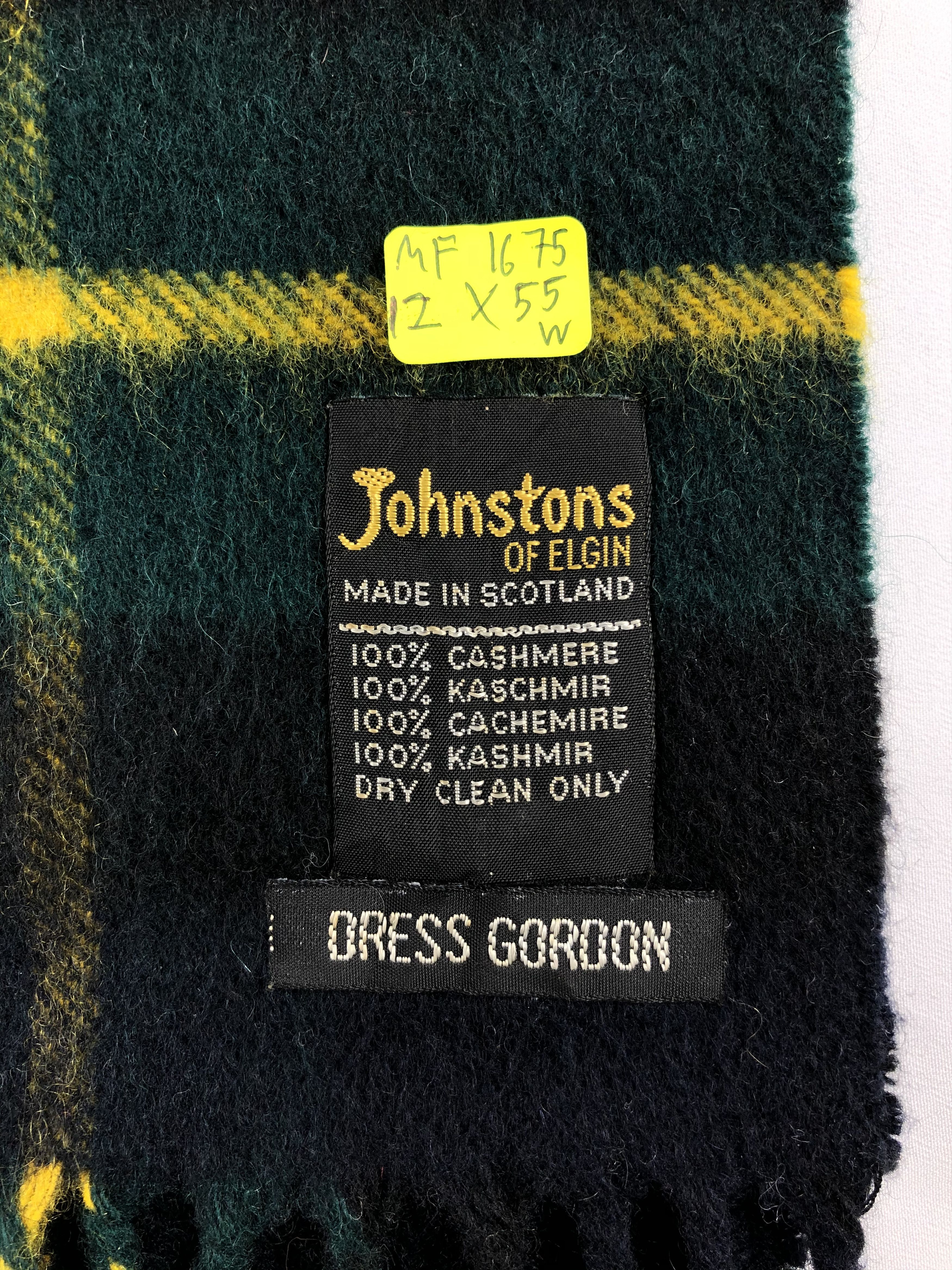 Johnstons Of Elgin Vintage Johnstons of Elgin Scarf/Muffler/Neckwear MF1675 Size ONE SIZE - 5 Thumbnail
