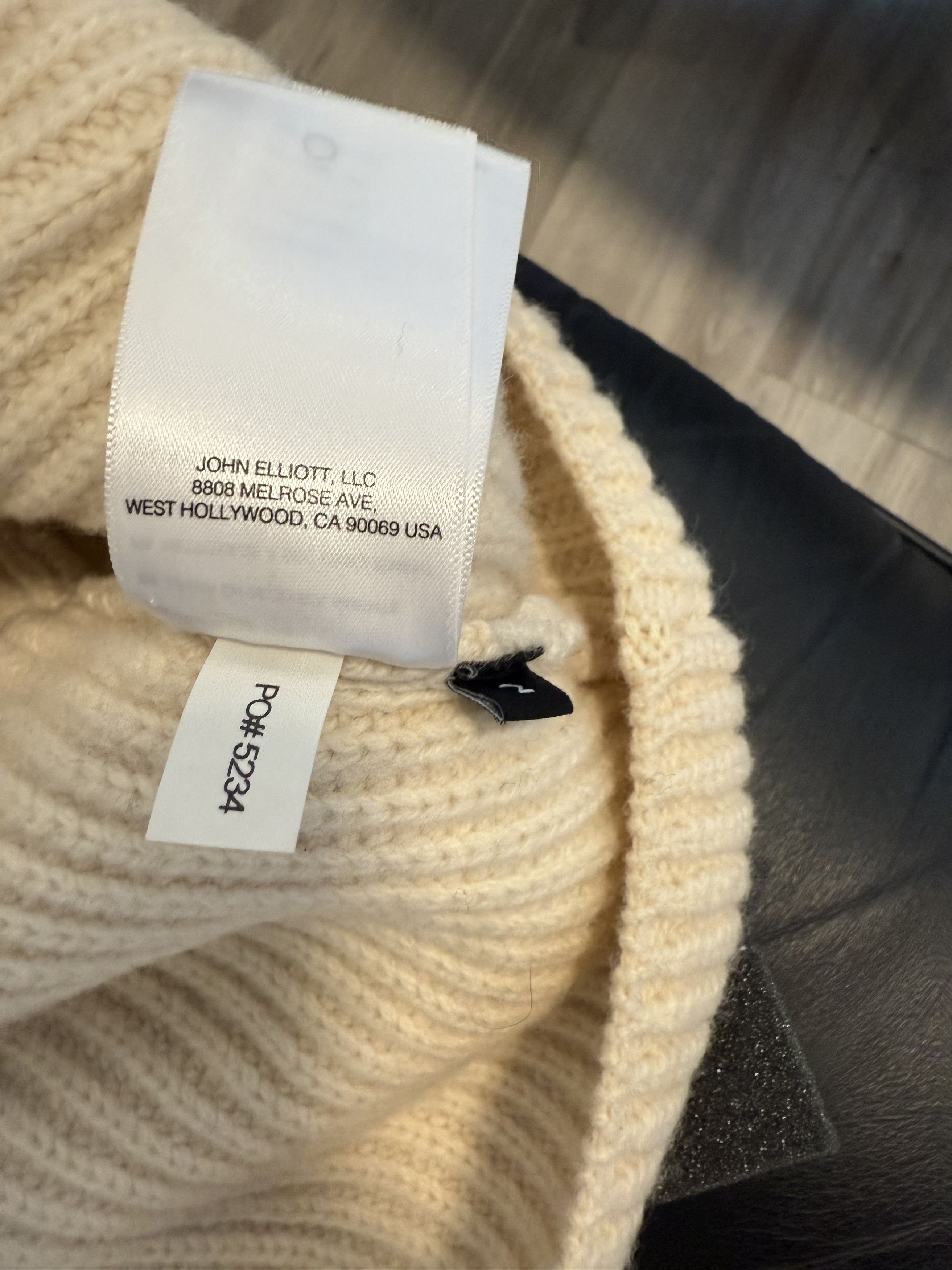 John Elliott JOHN ELLIOTT DAKOTA KNIT PONCHO HOODIE - M Size US M / EU 48-50 / 2 - 9 Thumbnail