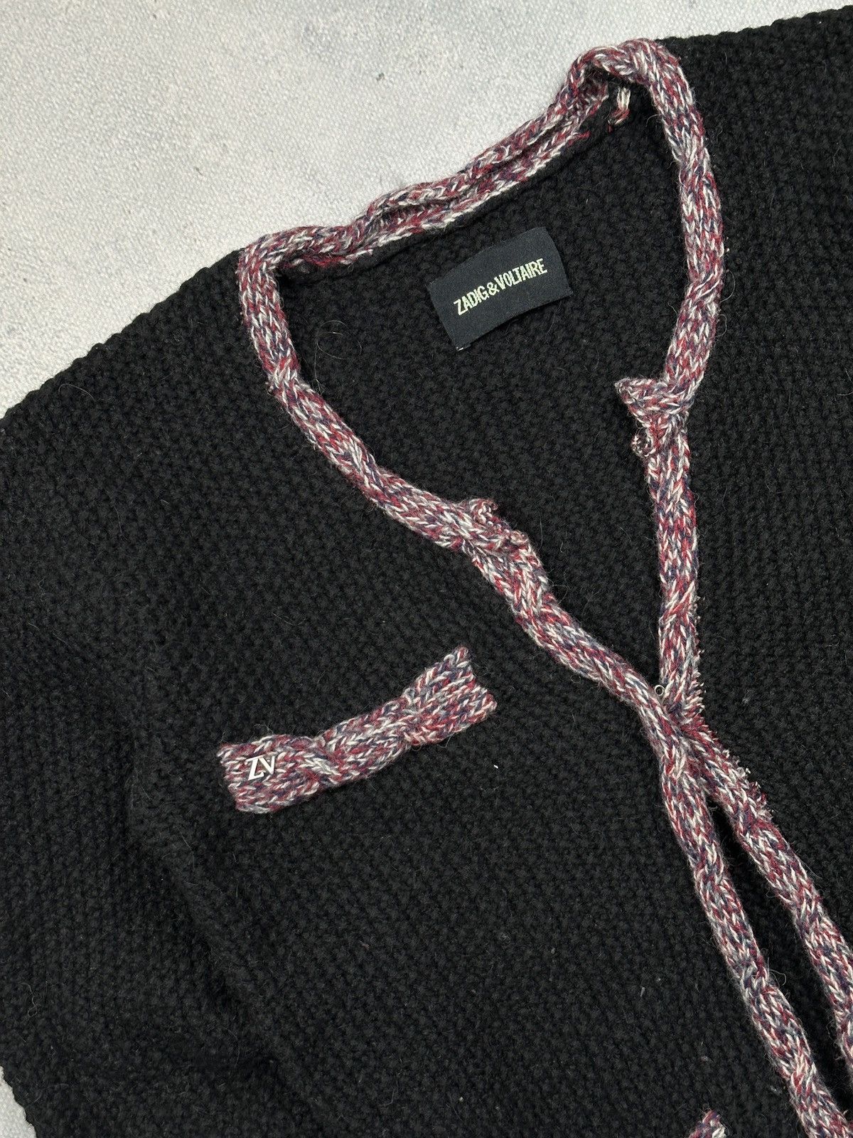 Zadig & Voltaire Zadig & Voltaire Vintage Lux Alpaca Wool Tweed Trim Cardigan Size S / US 4 / IT 40 - 7 Thumbnail