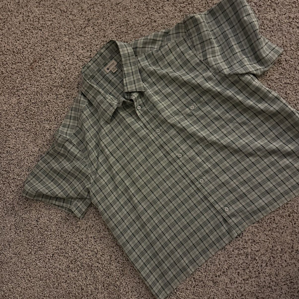 Haggar Haggar Green Plaid Tee Size US L / EU 52-54 / 3 - 3 Thumbnail