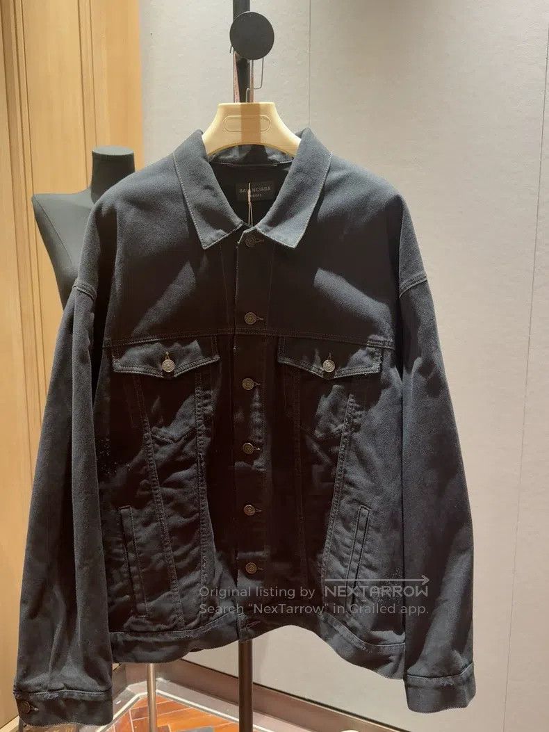 Balenciaga Balenciaga Denim Jacket Size US M / EU 48-50 / 2 - 1 Thumbnail