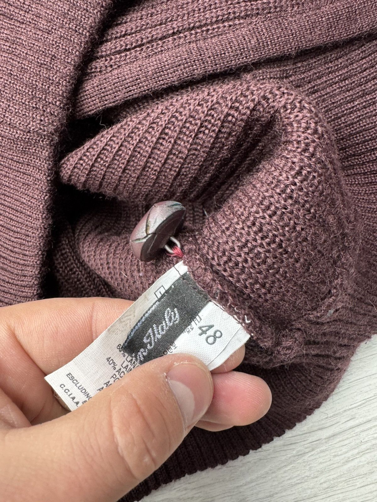 Other 70-x Portobello's Cardigan Cable Knit Sweater Size US XL / EU 56 / 4 - 8 Thumbnail