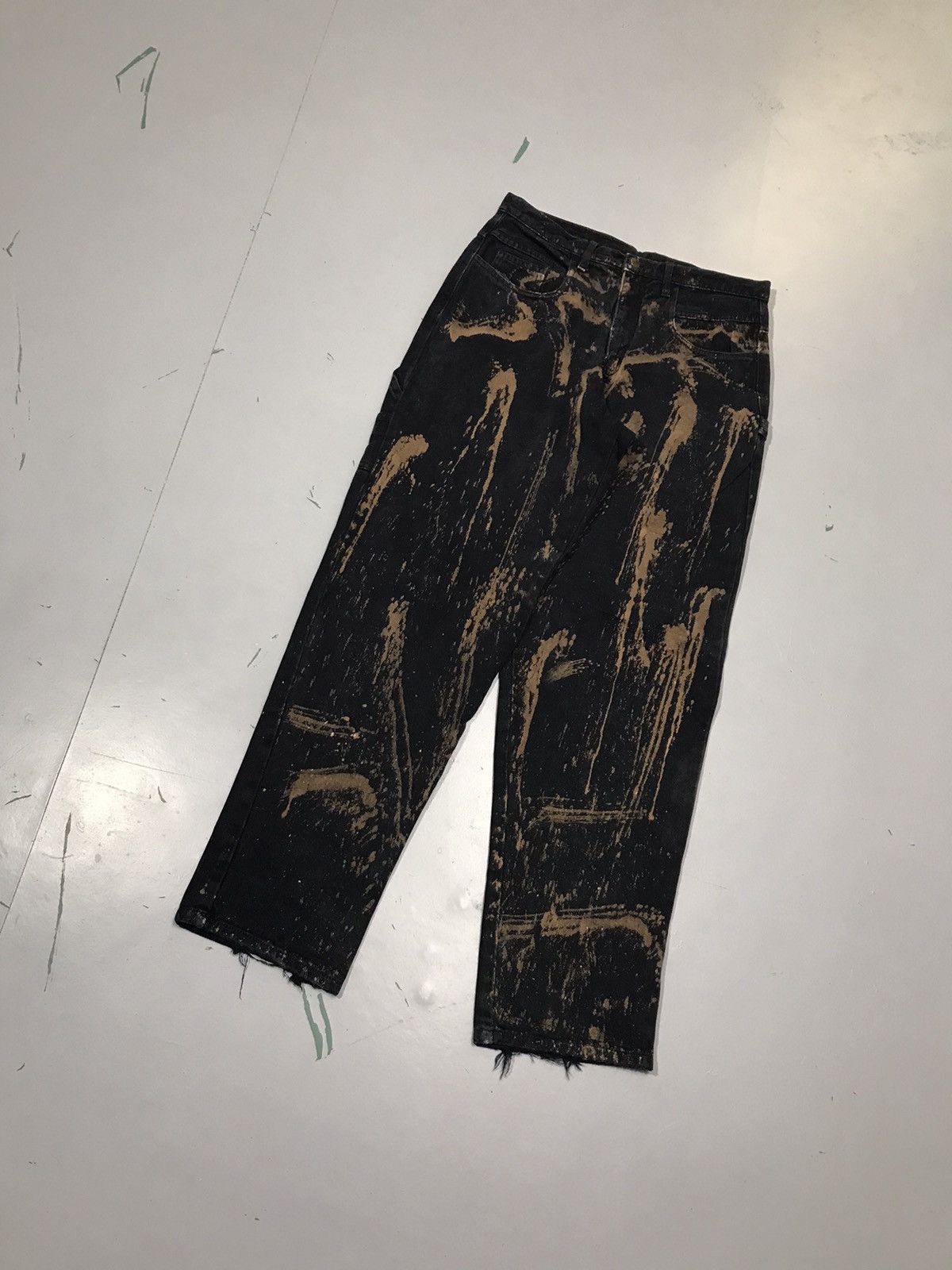 Karl Kani Vintage Karl Kani bleached splatter carpenter denim Size US 32 / EU 48 - 3 Thumbnail